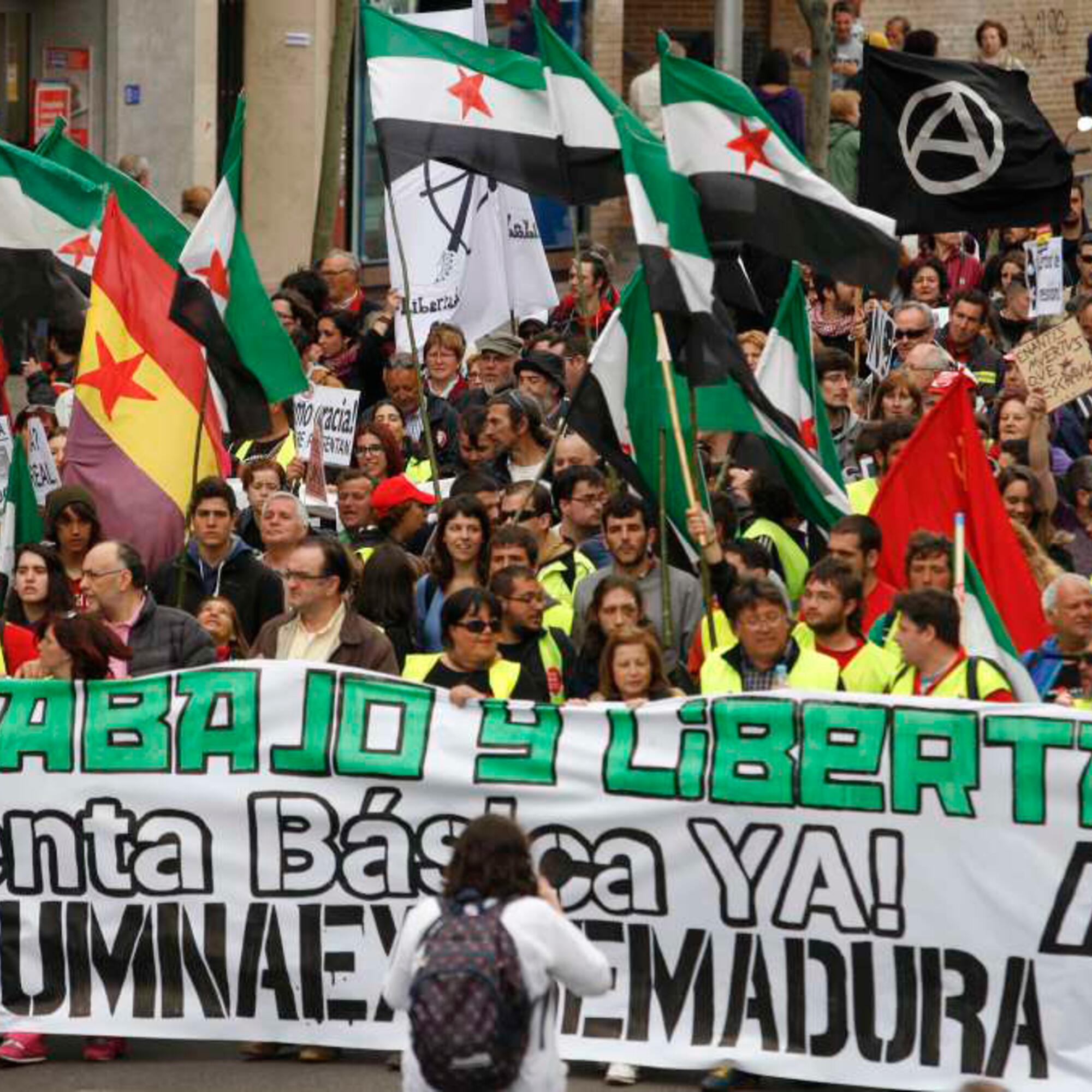 Columna Extremadura Marcha Dignidad