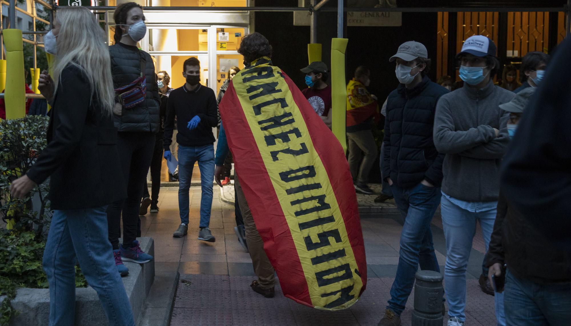 Manifestación facha contra gobierno barrio Salamanca  - 13