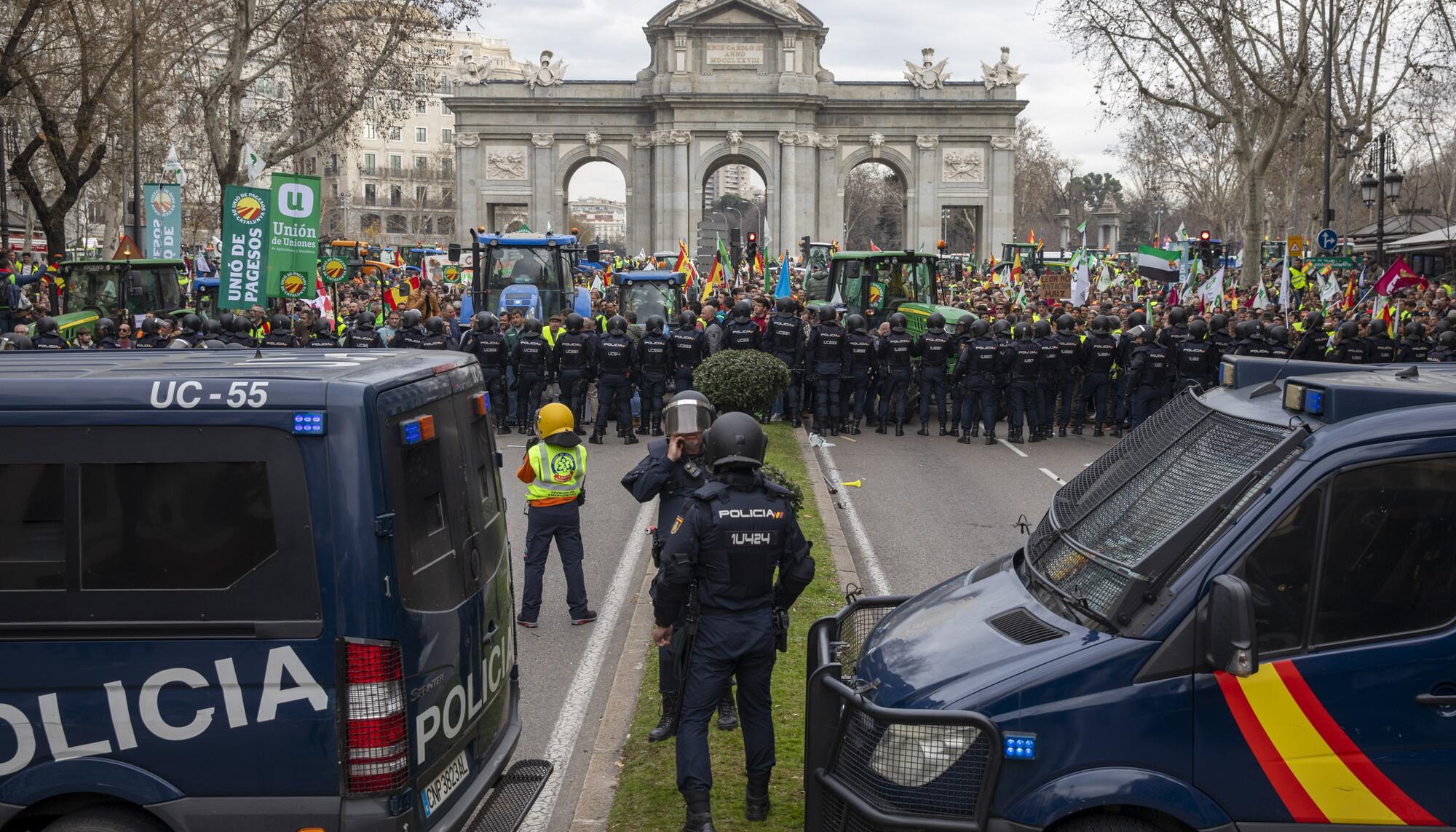 Protesta tractores Madrid - 1