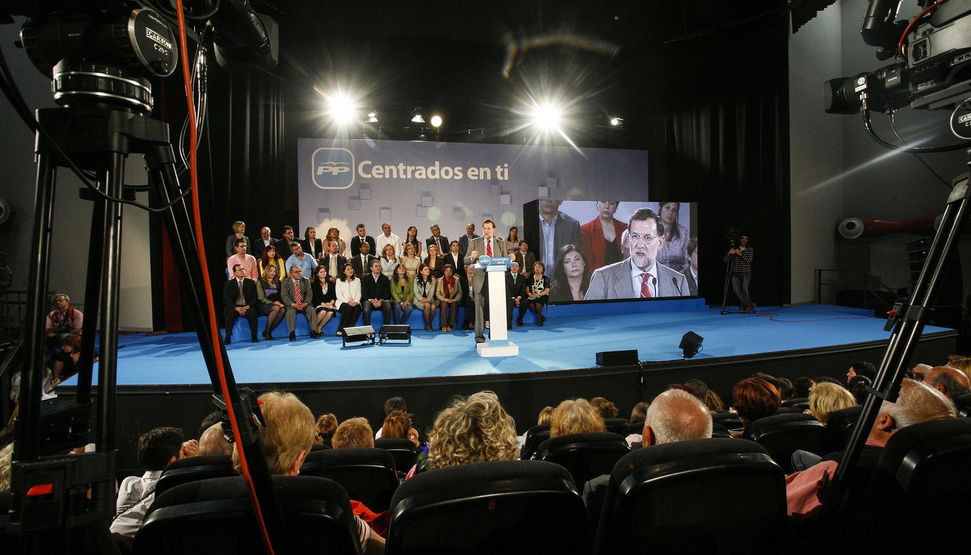 Mitin Mariano Rajoy 2011 2