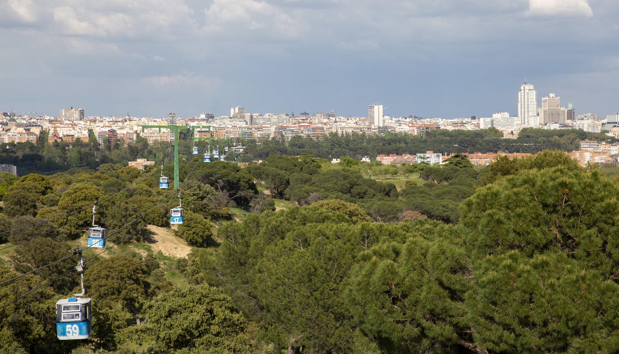 Teleferico de Madrid panoramica