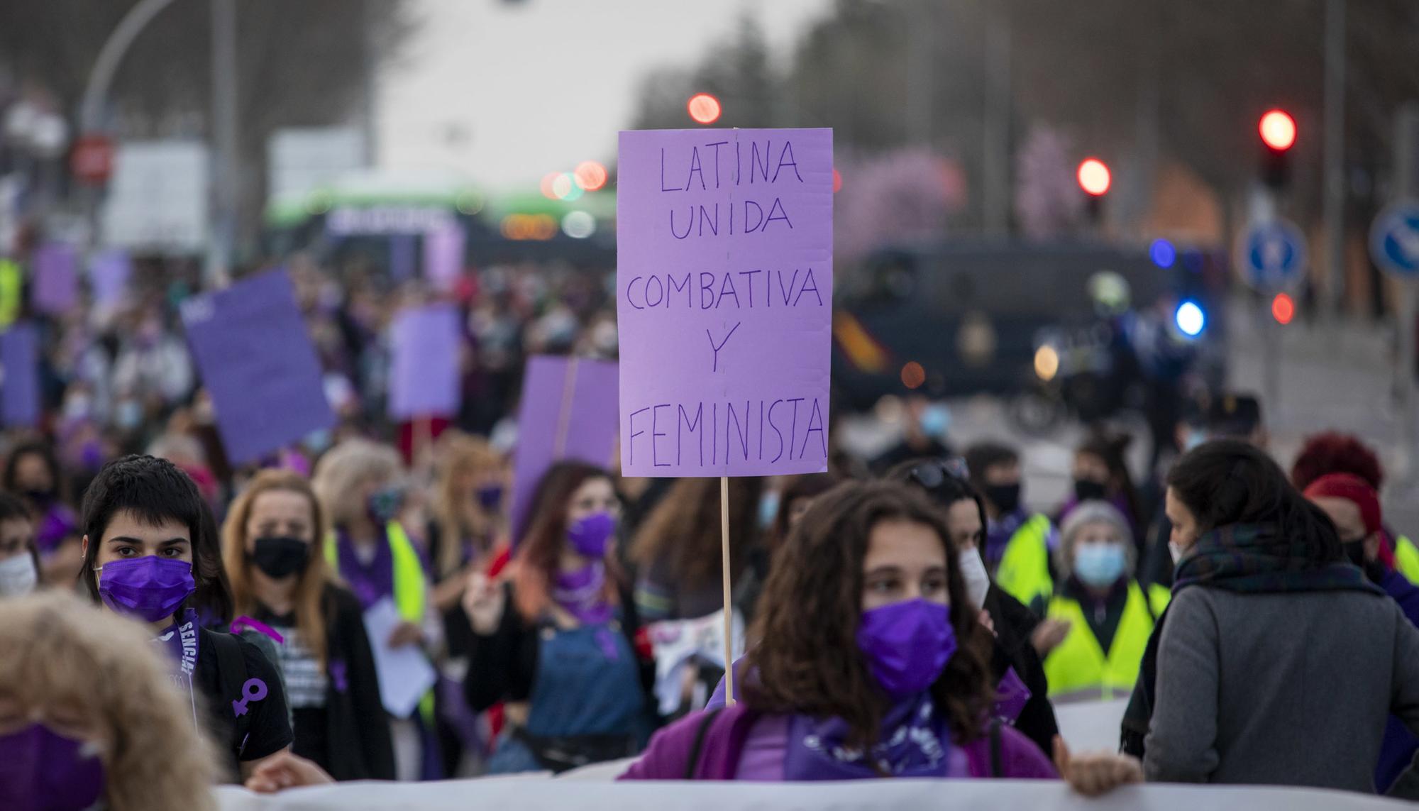 Marcha feminista antirracista  8M 05-03-21 - 12