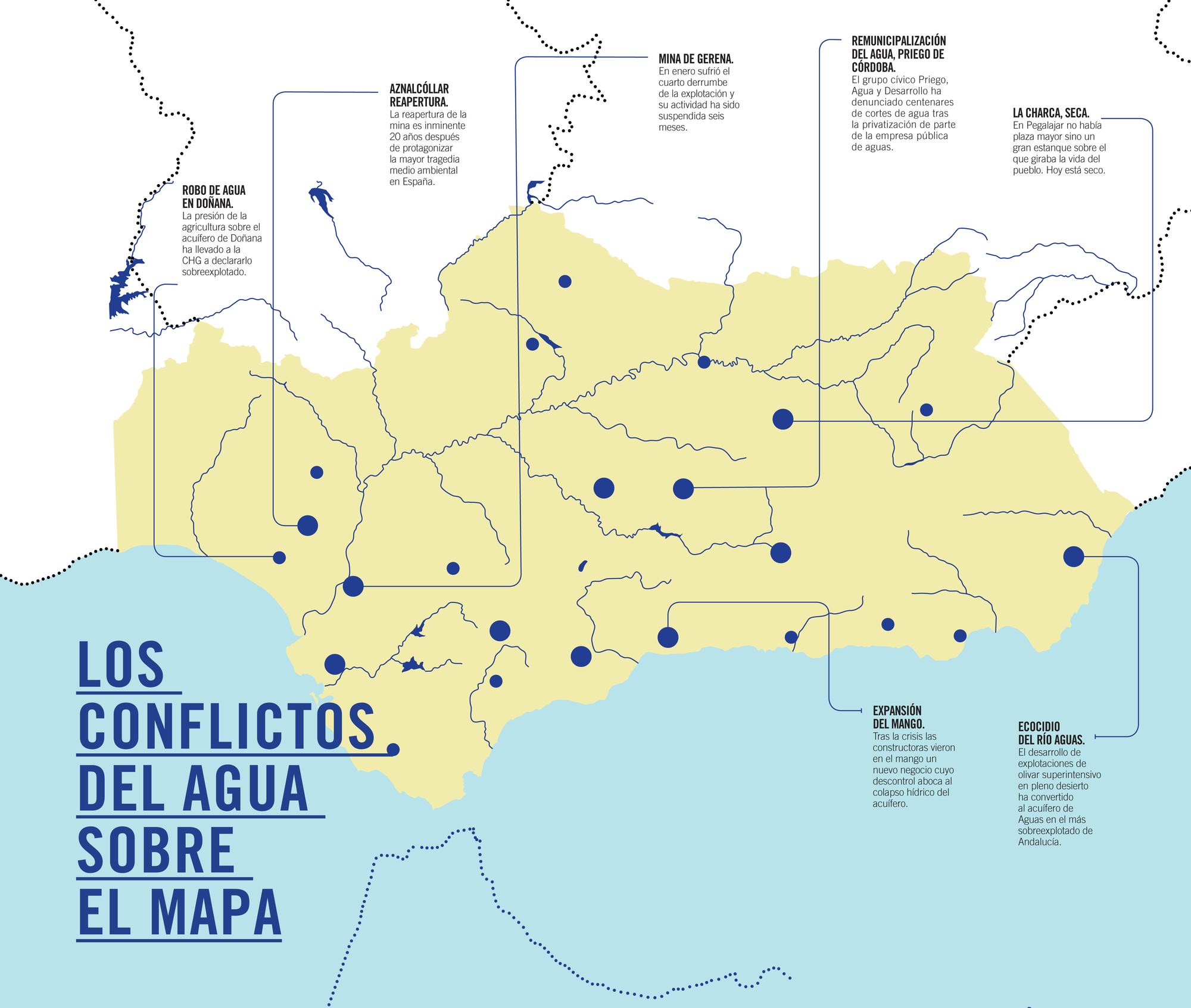 Los conflictos del agua en Andalucía