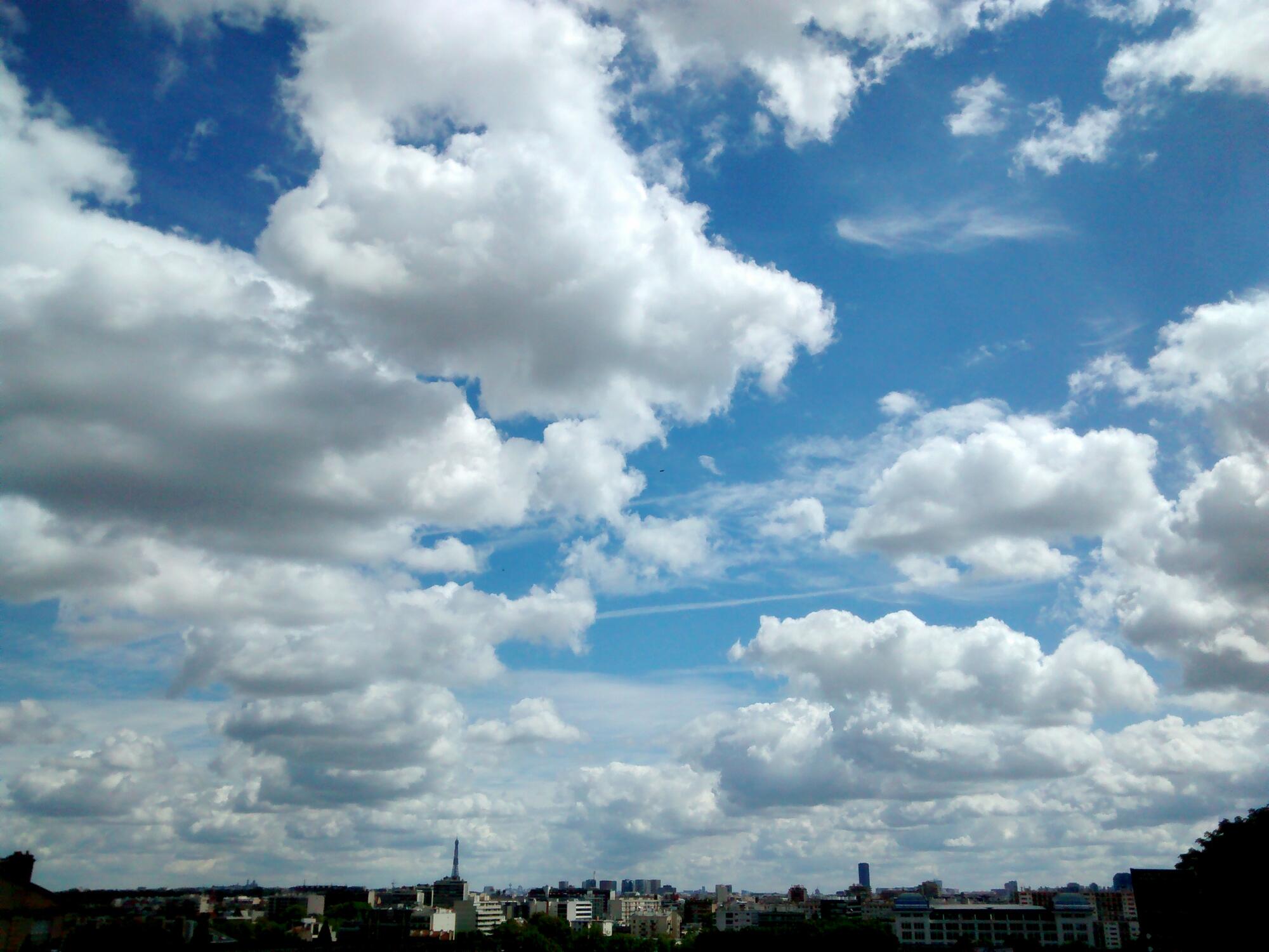 Nubes sobre París