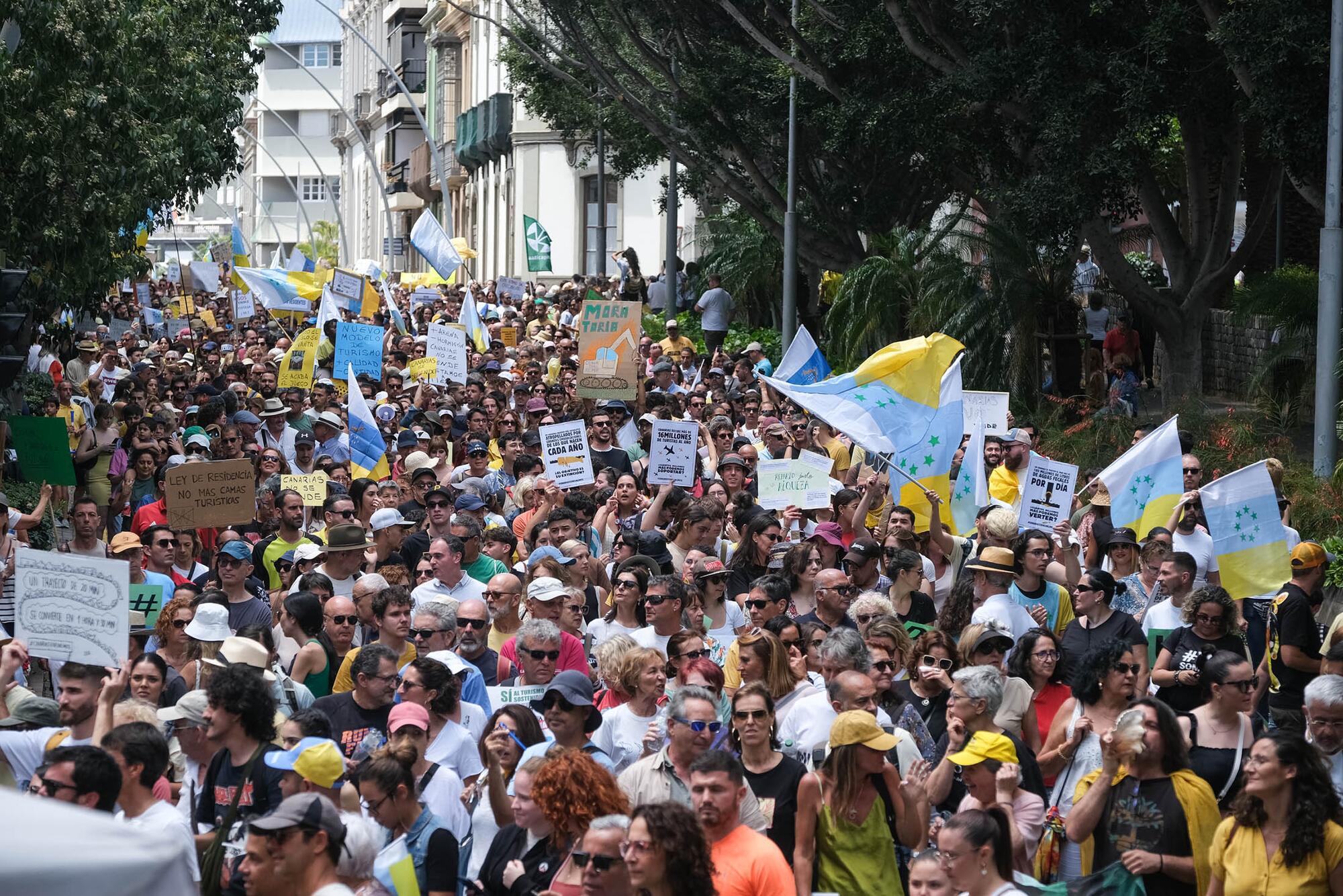 Manifestación Canarias se agota - 2
