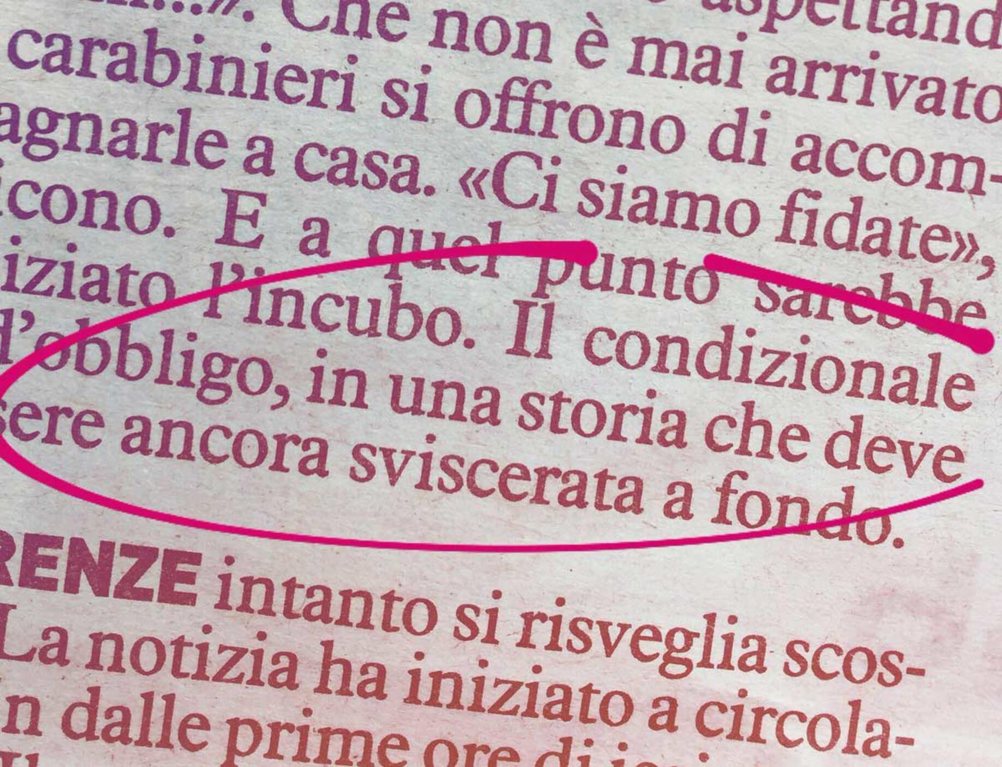 Italia Violaciones