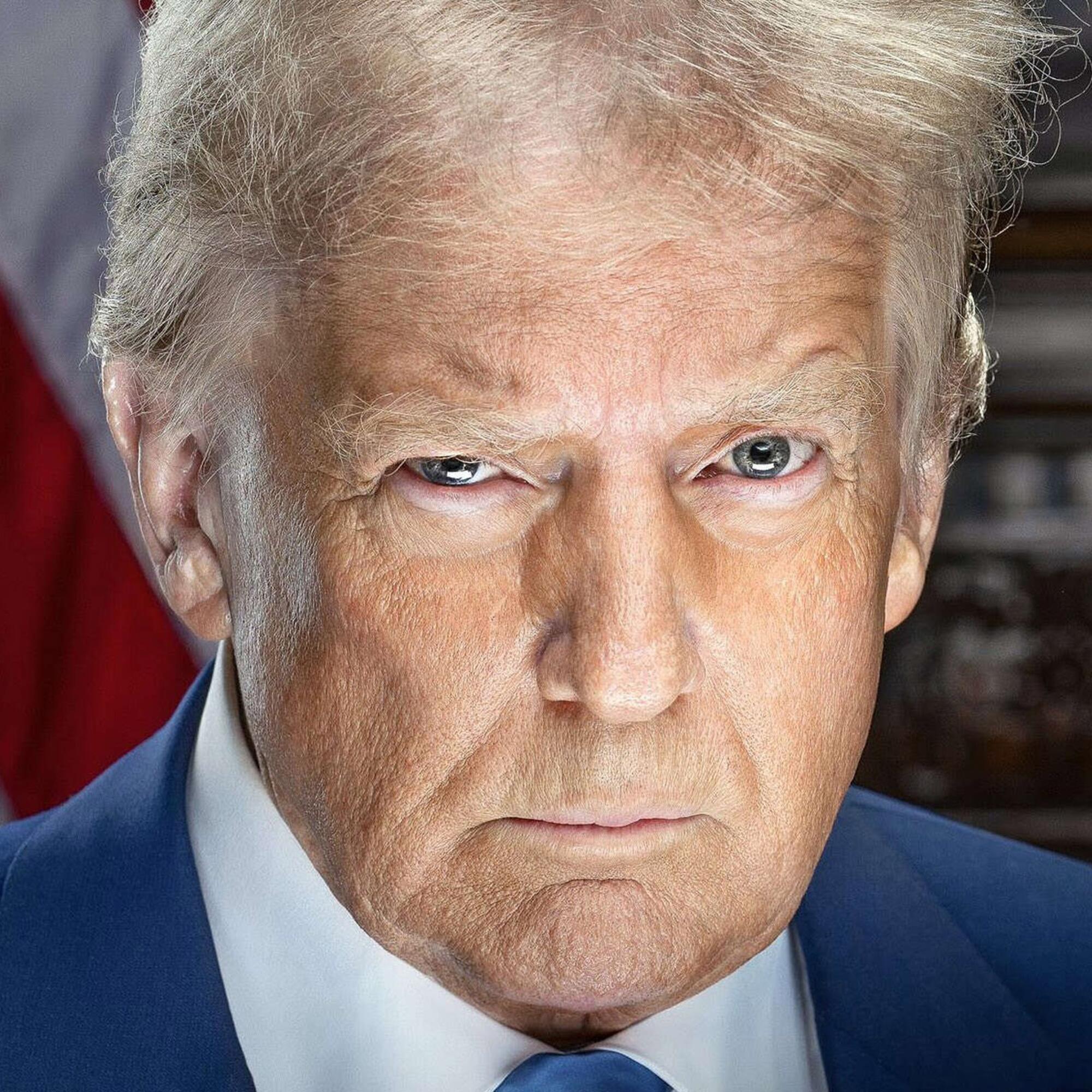 Donald Trump retrato oficial 2025