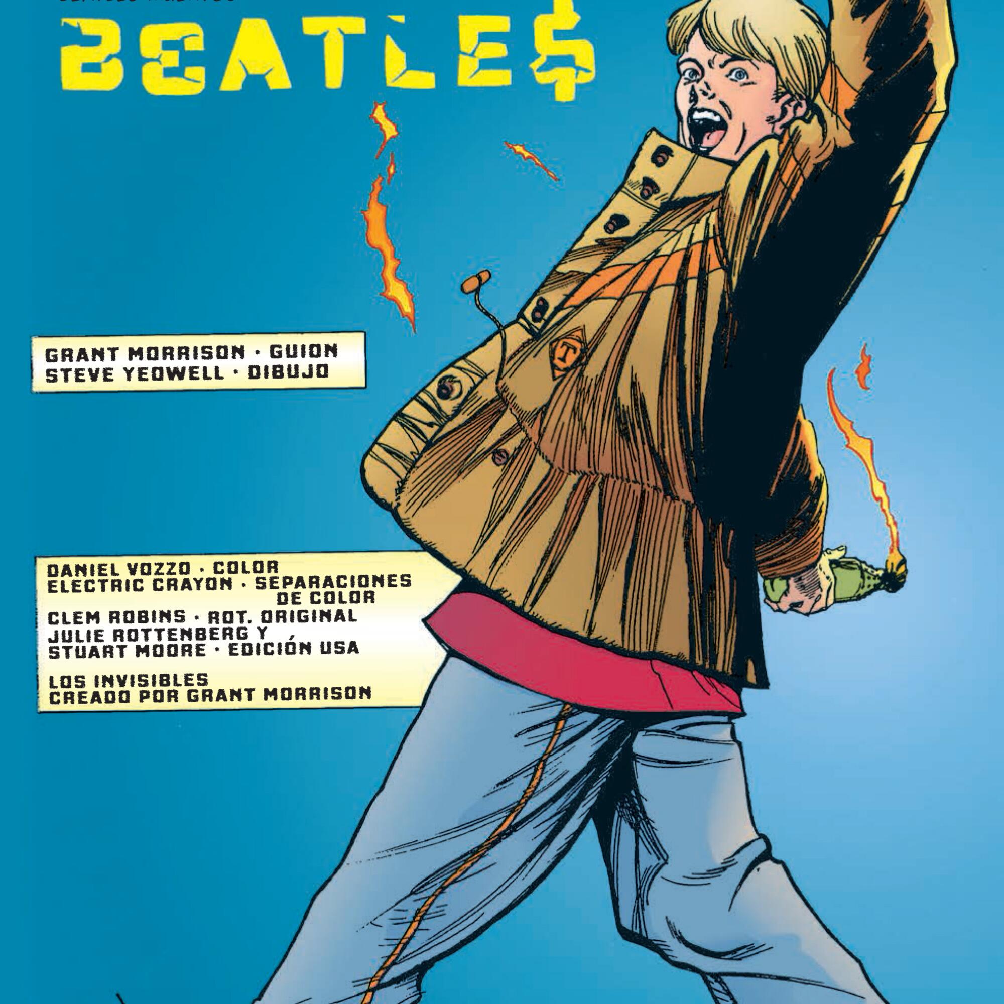 Una página del cómic ‘Los Invisibles’, de Grant Morrison y Steve Yeowell