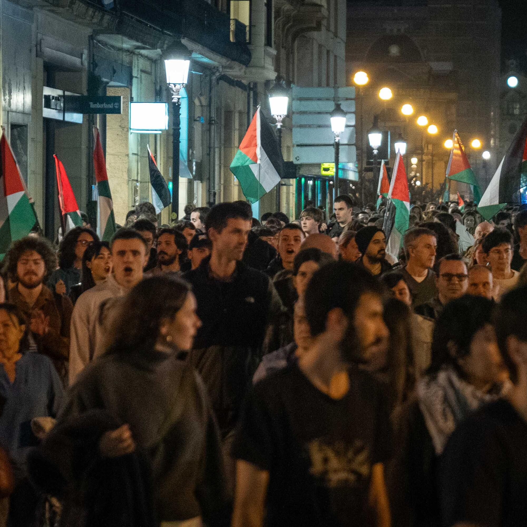 Movilización de Palestinarekin Elkartasuna en Donostia - 3