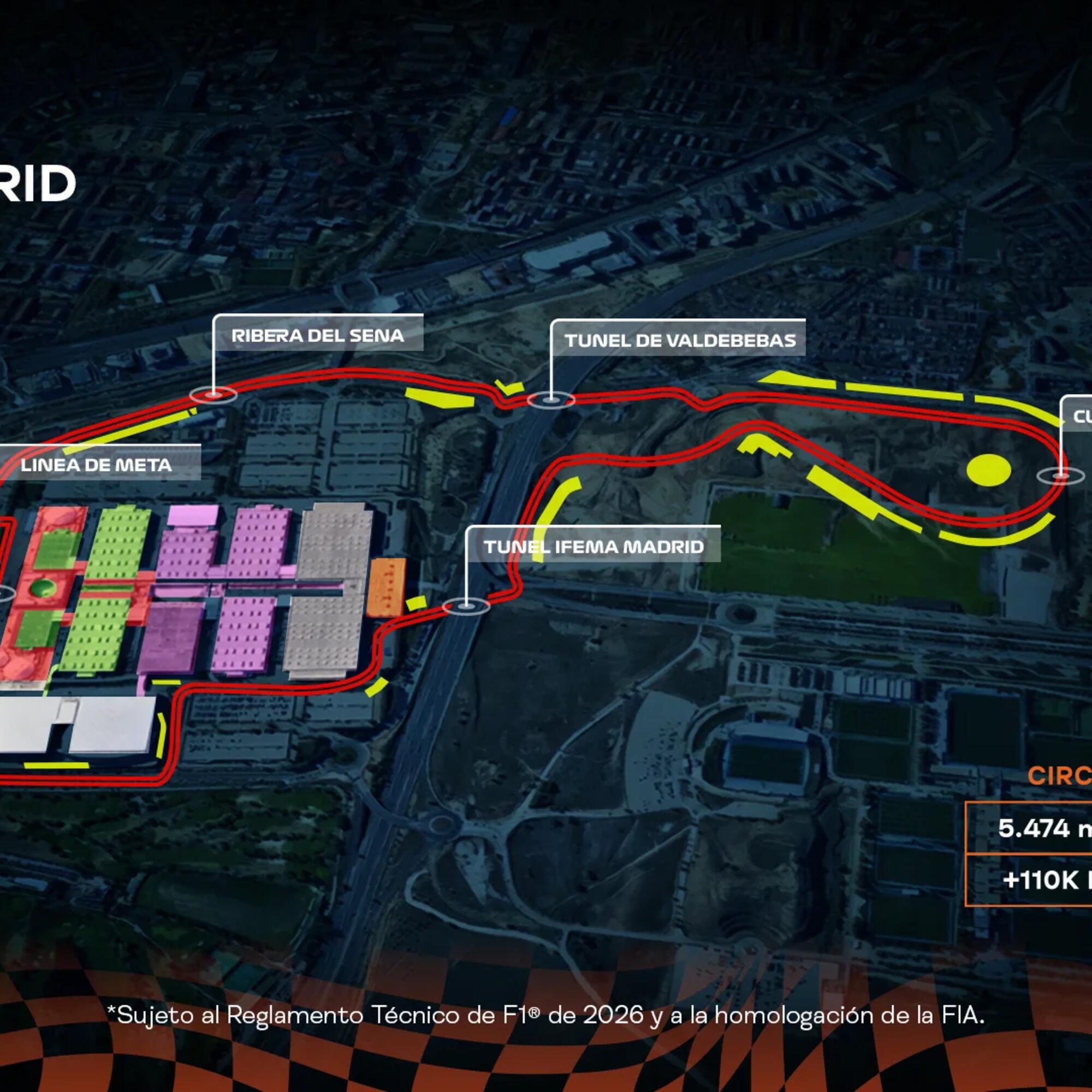 Propuesta de circuito F1 Madrid