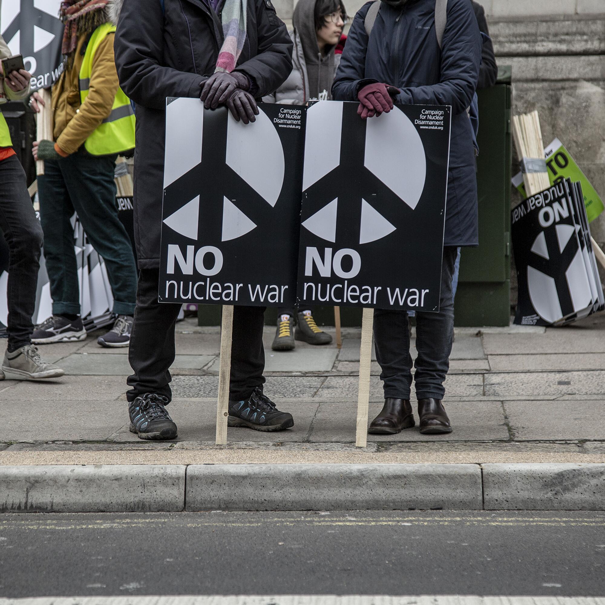 Protesta contra la guerra Ucrania Rusia en Londres 01