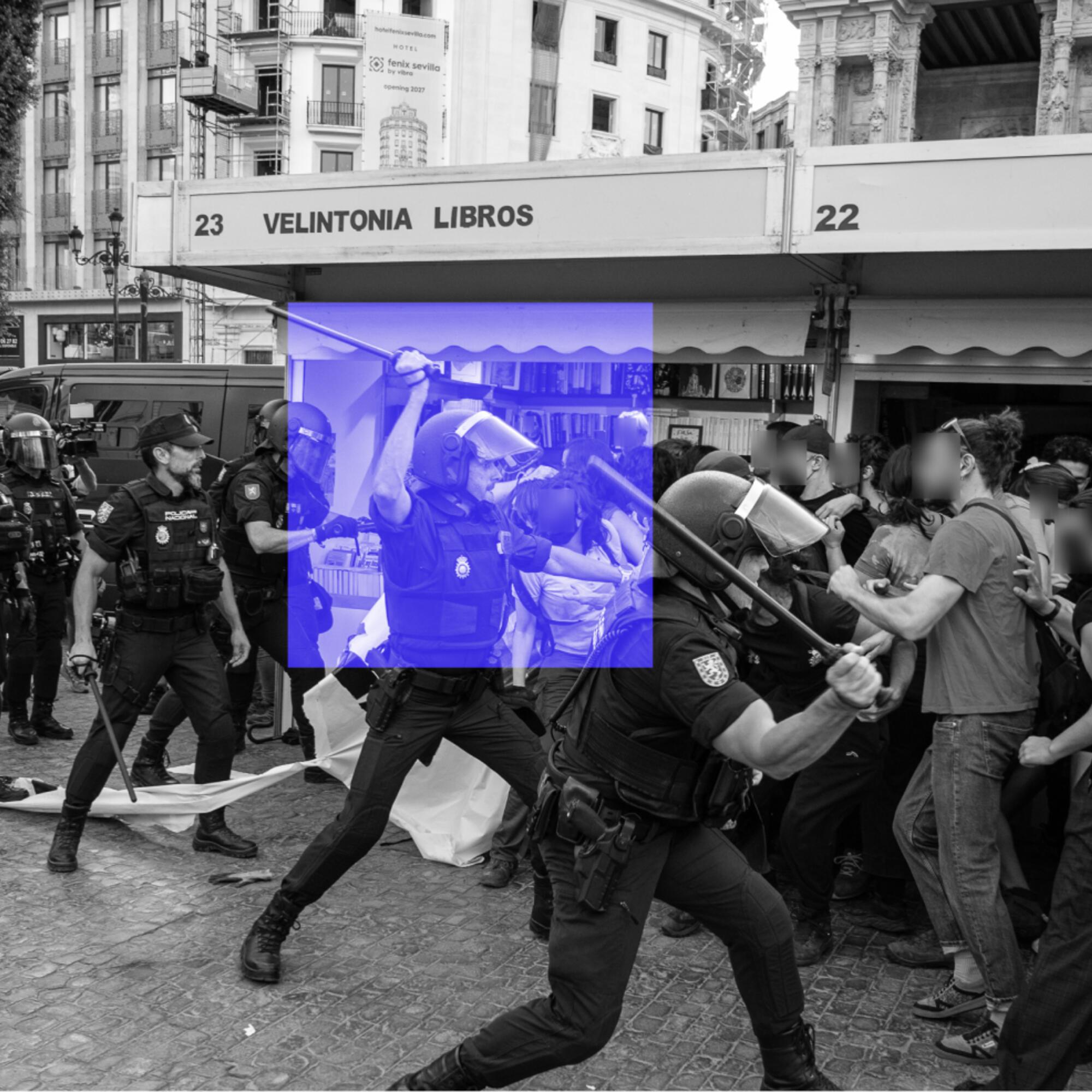 Carta politica O Manifestación Antifascista