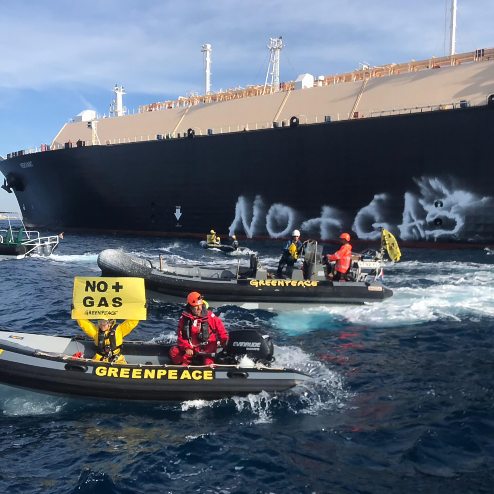 Greenpeace gas Sagunto
