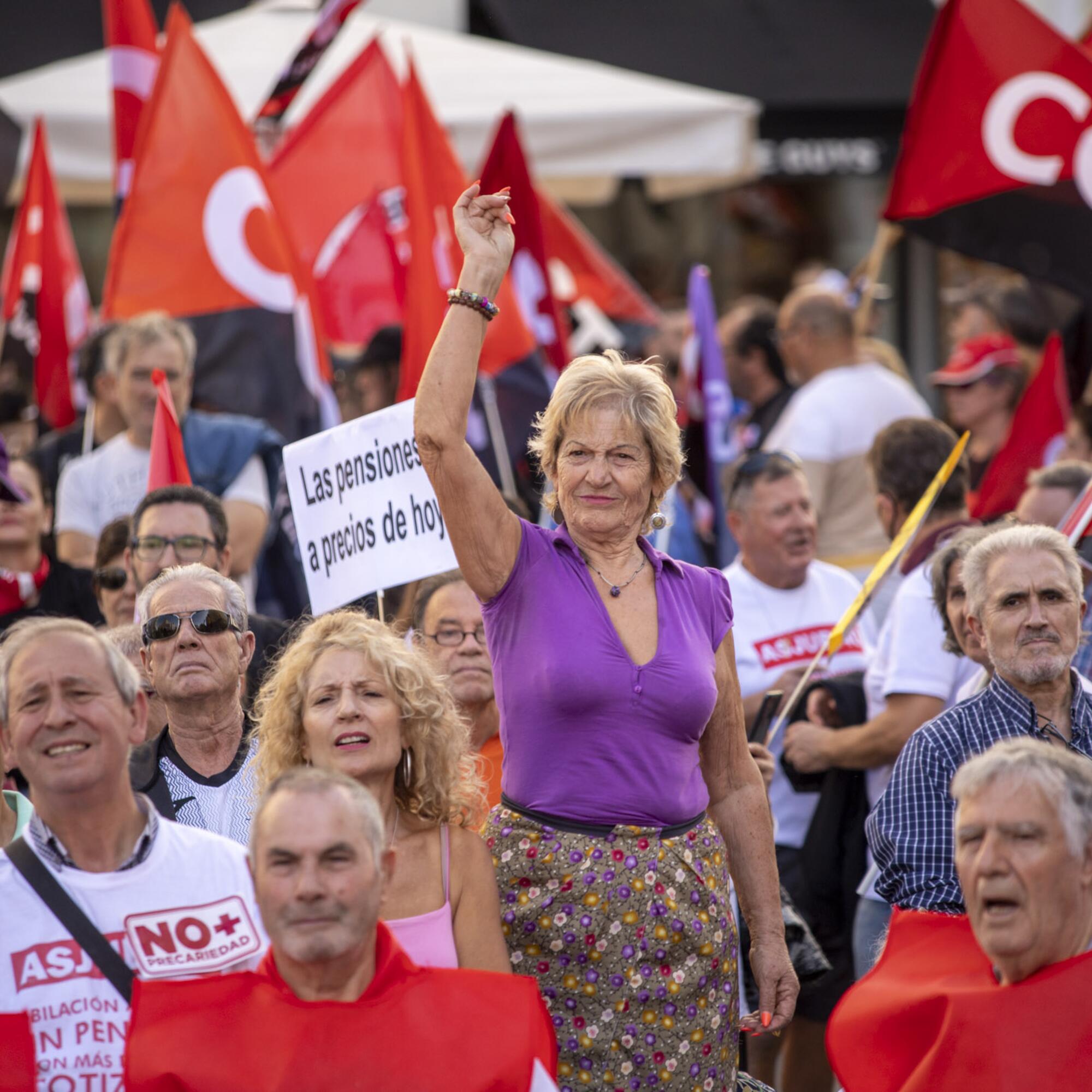 Manifestación subida de pensiones IPC - 10