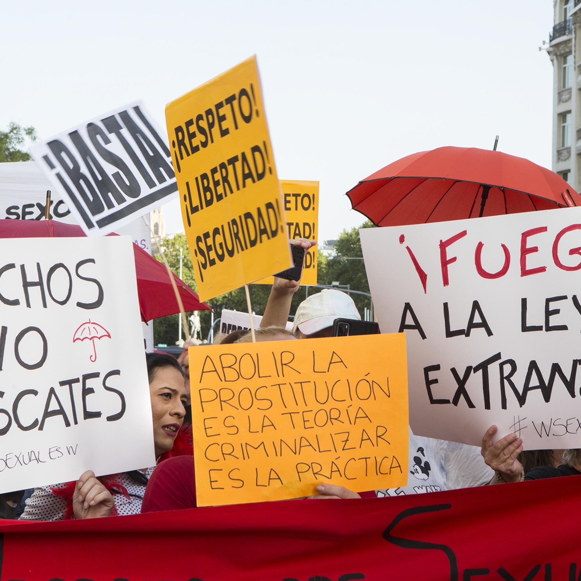 Concentración en contra de la Ley Abolicionista-Prohibicionista en Madrid. 4 de octubre de 2022 - 2