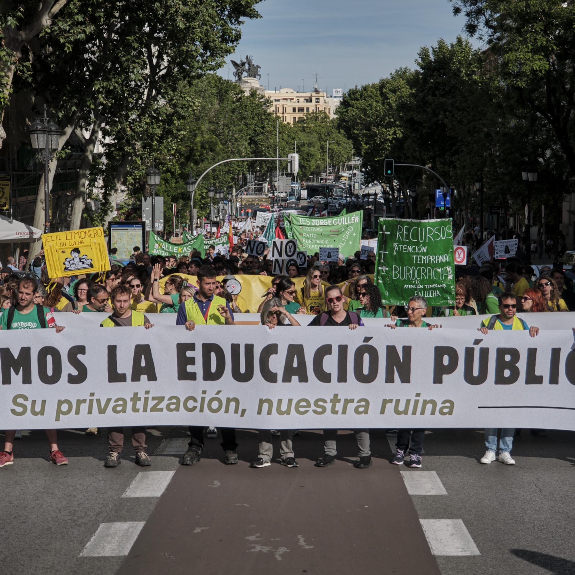 Manifestación Educación Pública Madrid  - 3