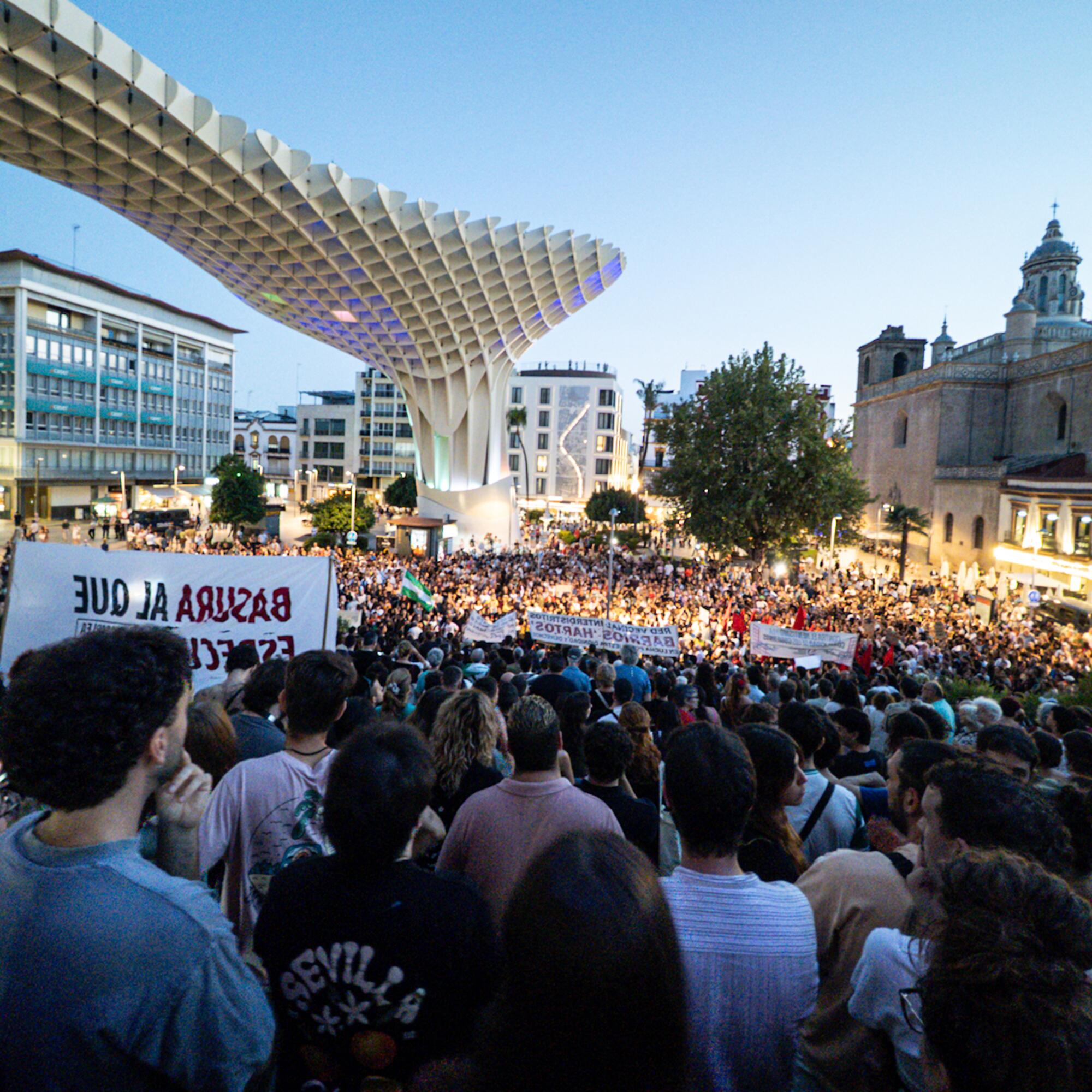 Manifestación Andalucía vivienda 28 sept