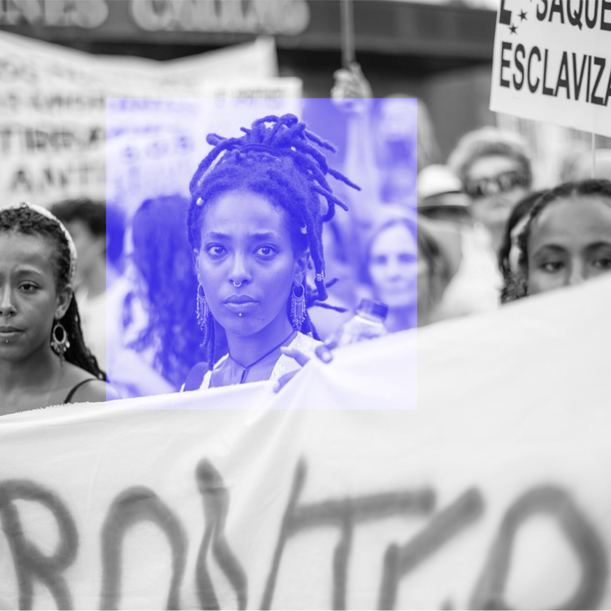 Manifestación antirracista en Madrid.