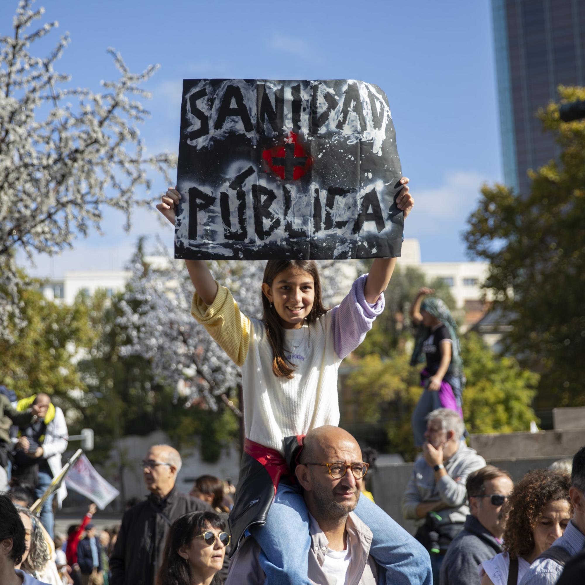 Manifestación por la Sanidad Pública en Madrid - 1
