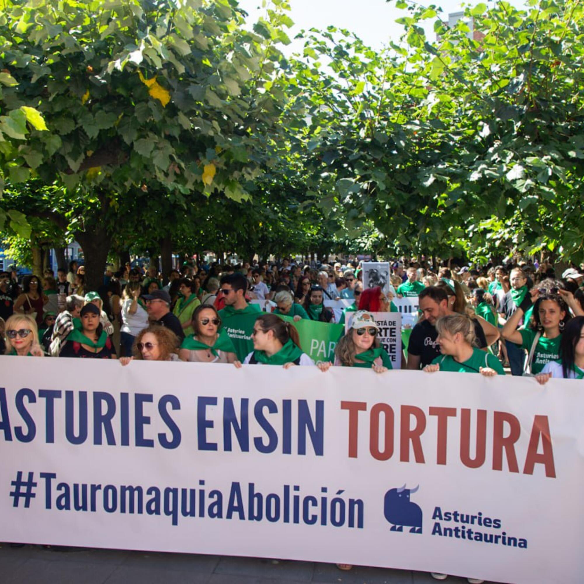 protesta antitaurina xixon