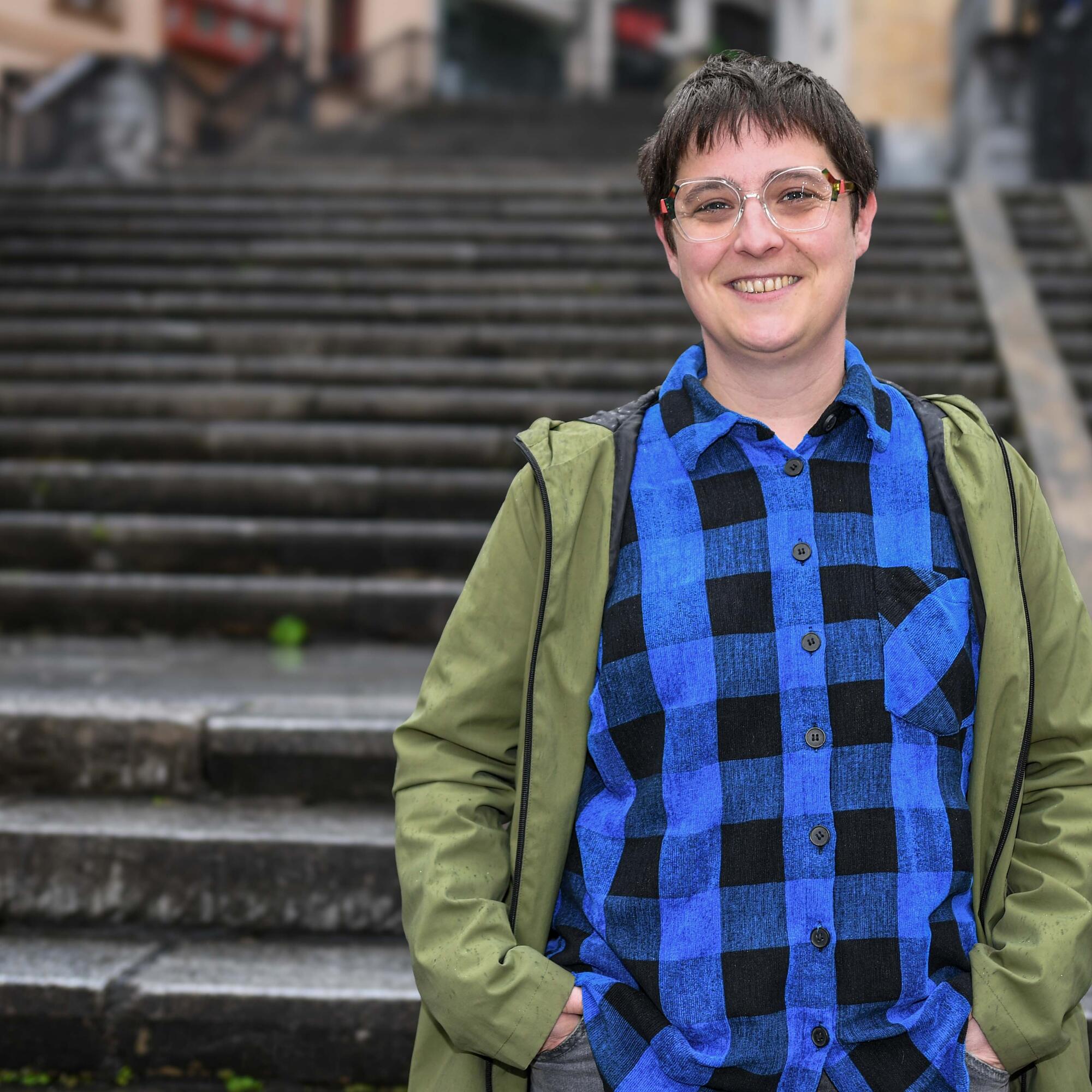 Andrea Momoitio en Bilbao libro 'Farsante'