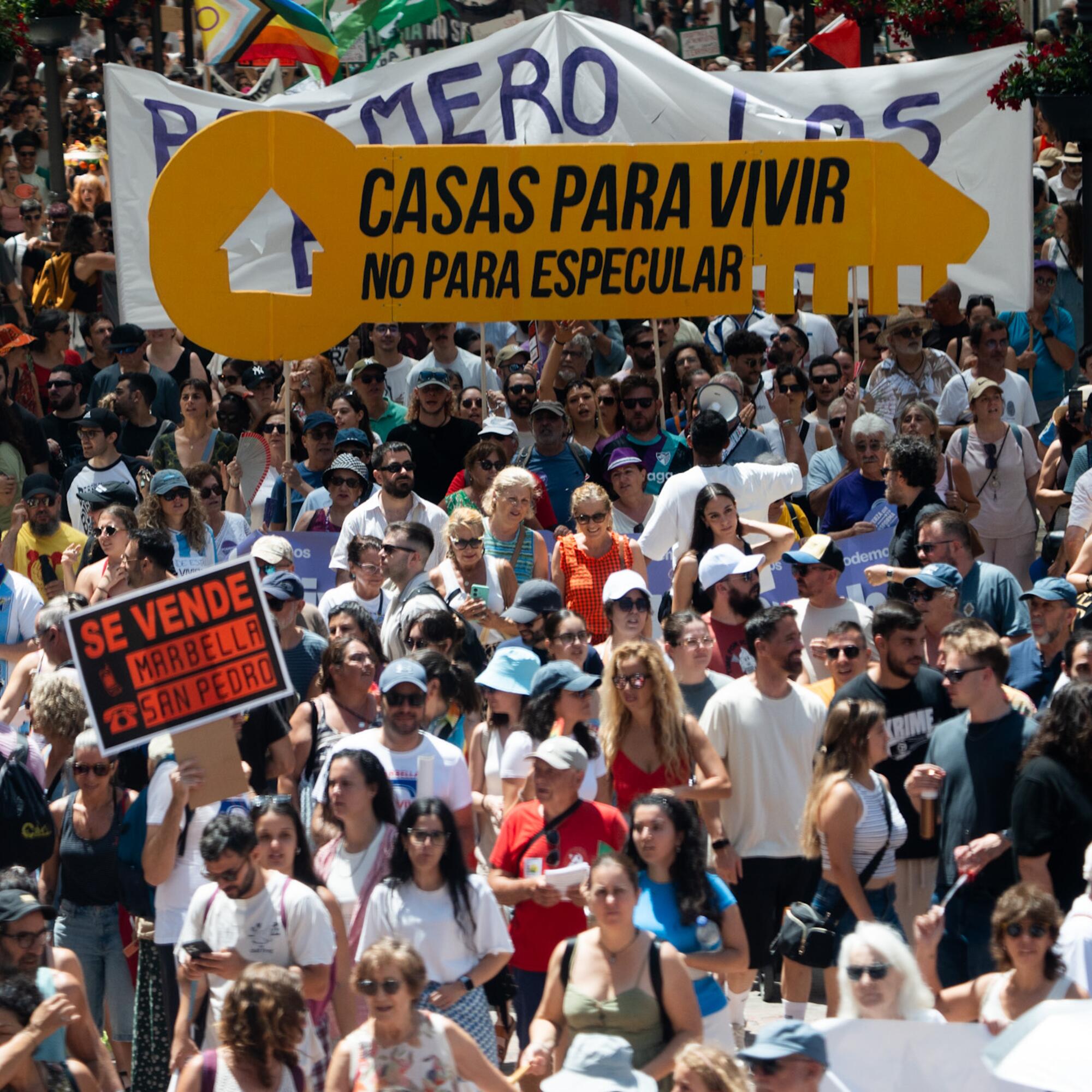 Manifestación Málaga Vivienda 1