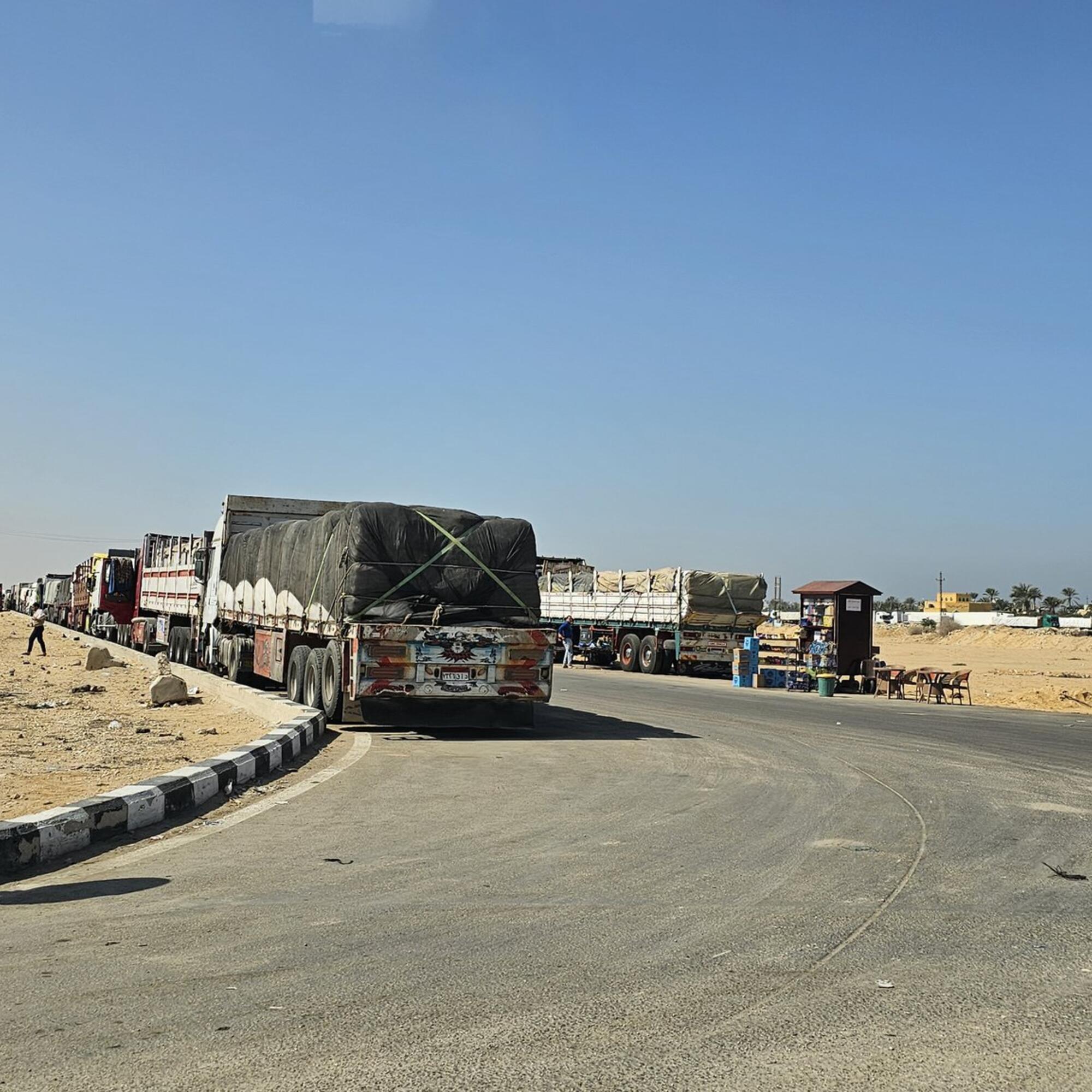 Camiones Frontera Rafah