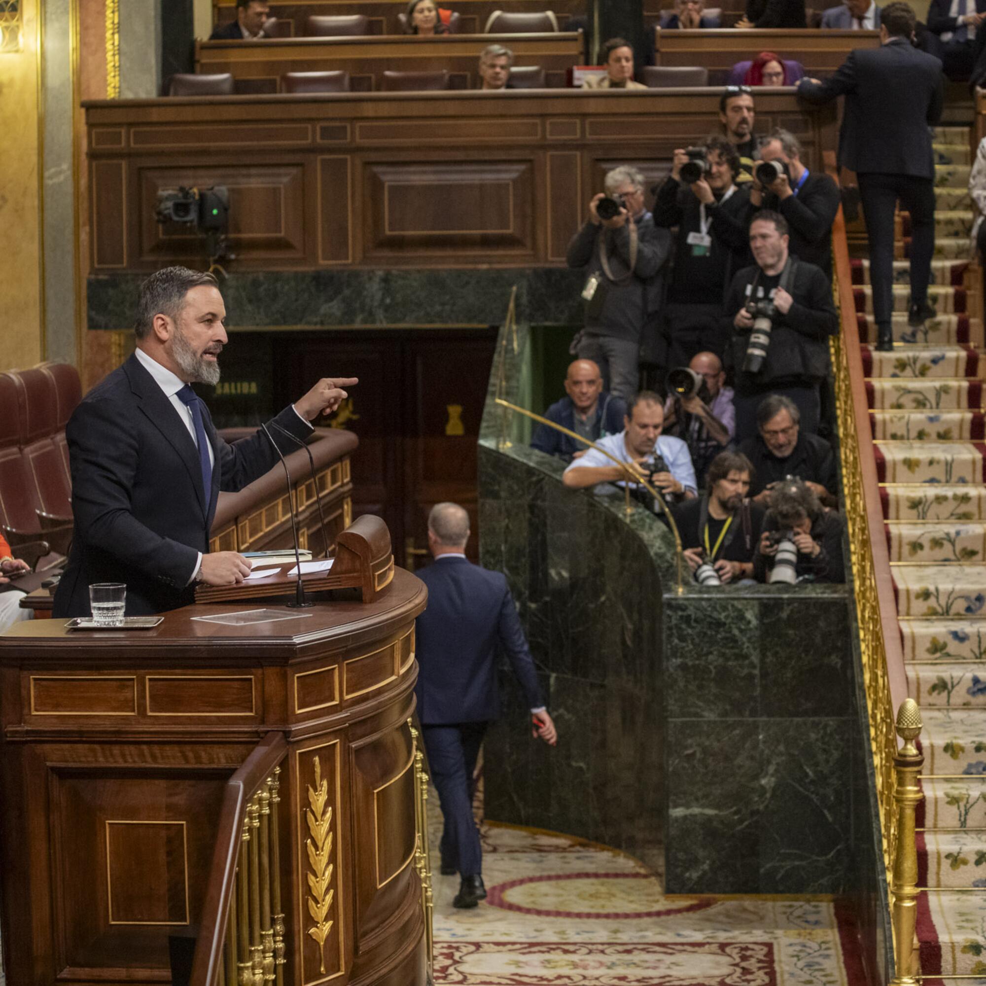 Debate de investidura Pedro Sánchez  Abascal- 1