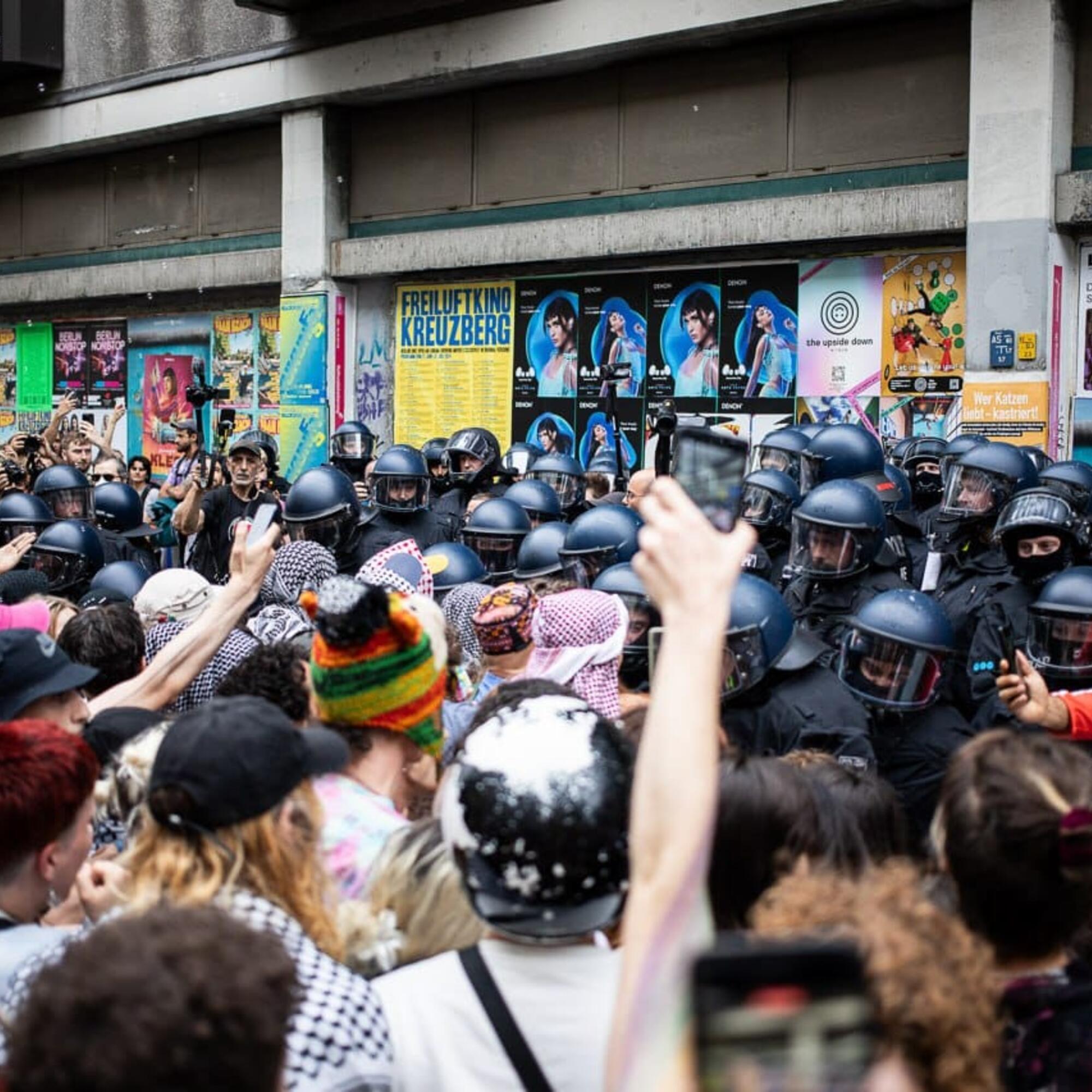 Protestas por el apoyo alemán a Israel 1