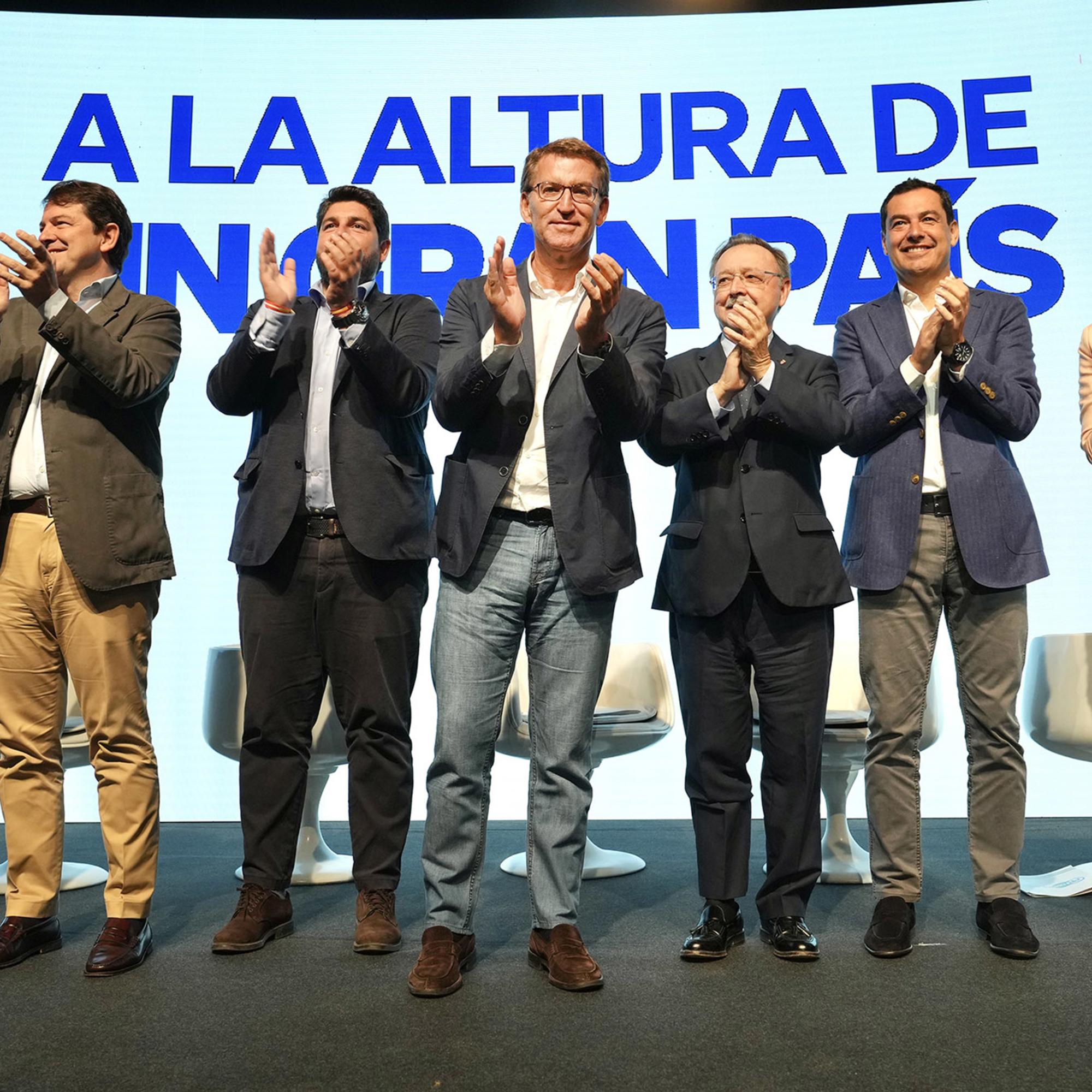 Feijoo presidentes autonómicos autonómicos del PP
