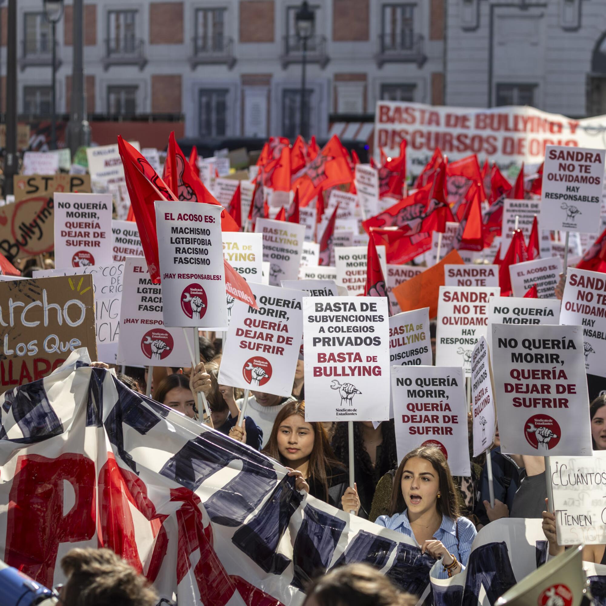 Manifestación  Acoso escolar justicia para Sandra - 2