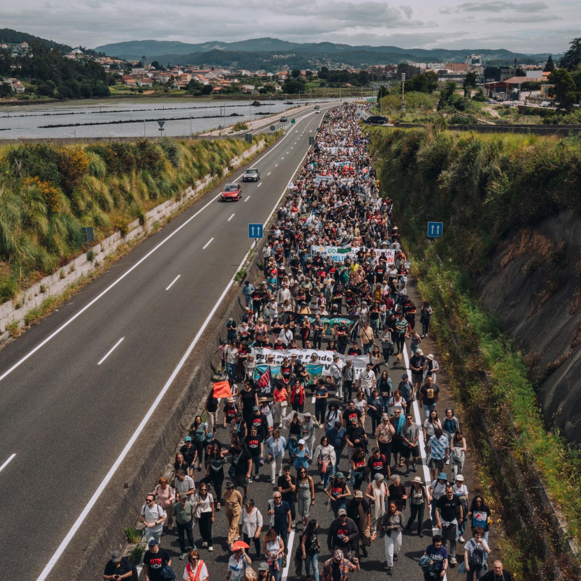Manifestación Altri Ence Pontevedra 1 de junio