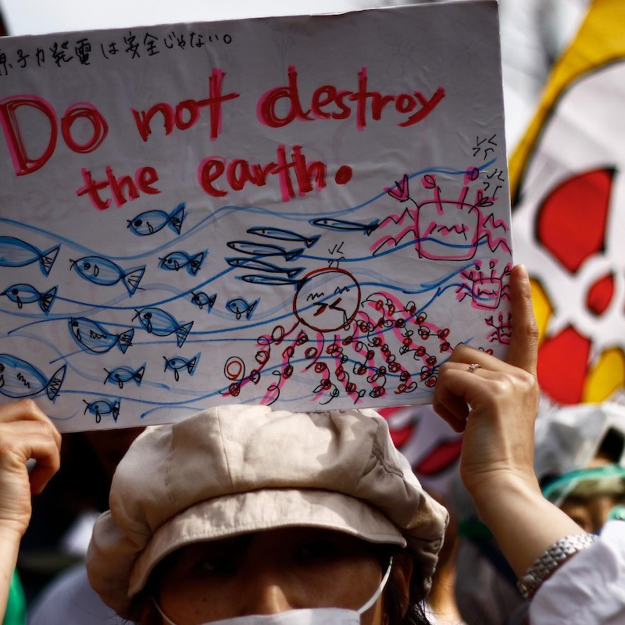 Tanto el sector pesquero como la sociedad civil japonesa se oponen al vertido de agua radiactiva de Fukushima al océano. Fuente: Beyond Nuclear International