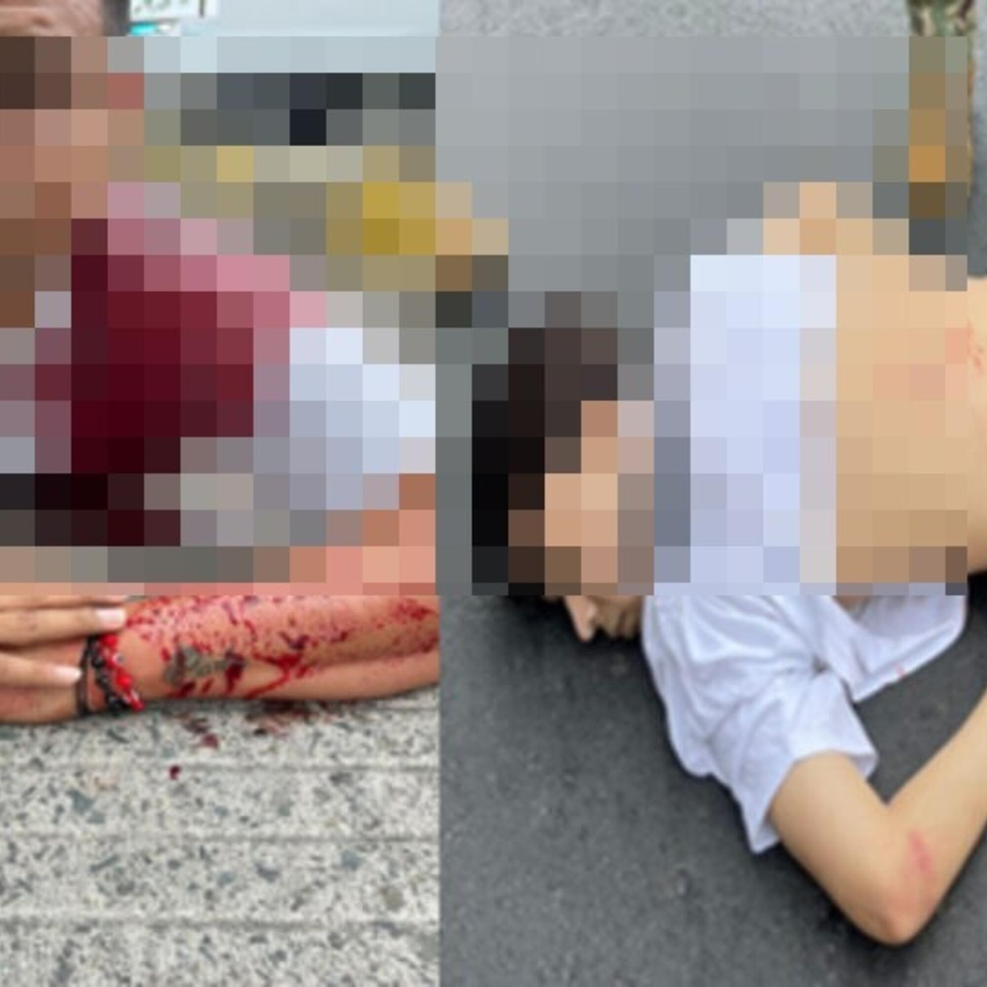 Fotos difundida por el ejército ecuatoriano después de que efectivos militares tirotearan un coche con civiles en un control de tráfico. Una persona murió y otra resultó herida.