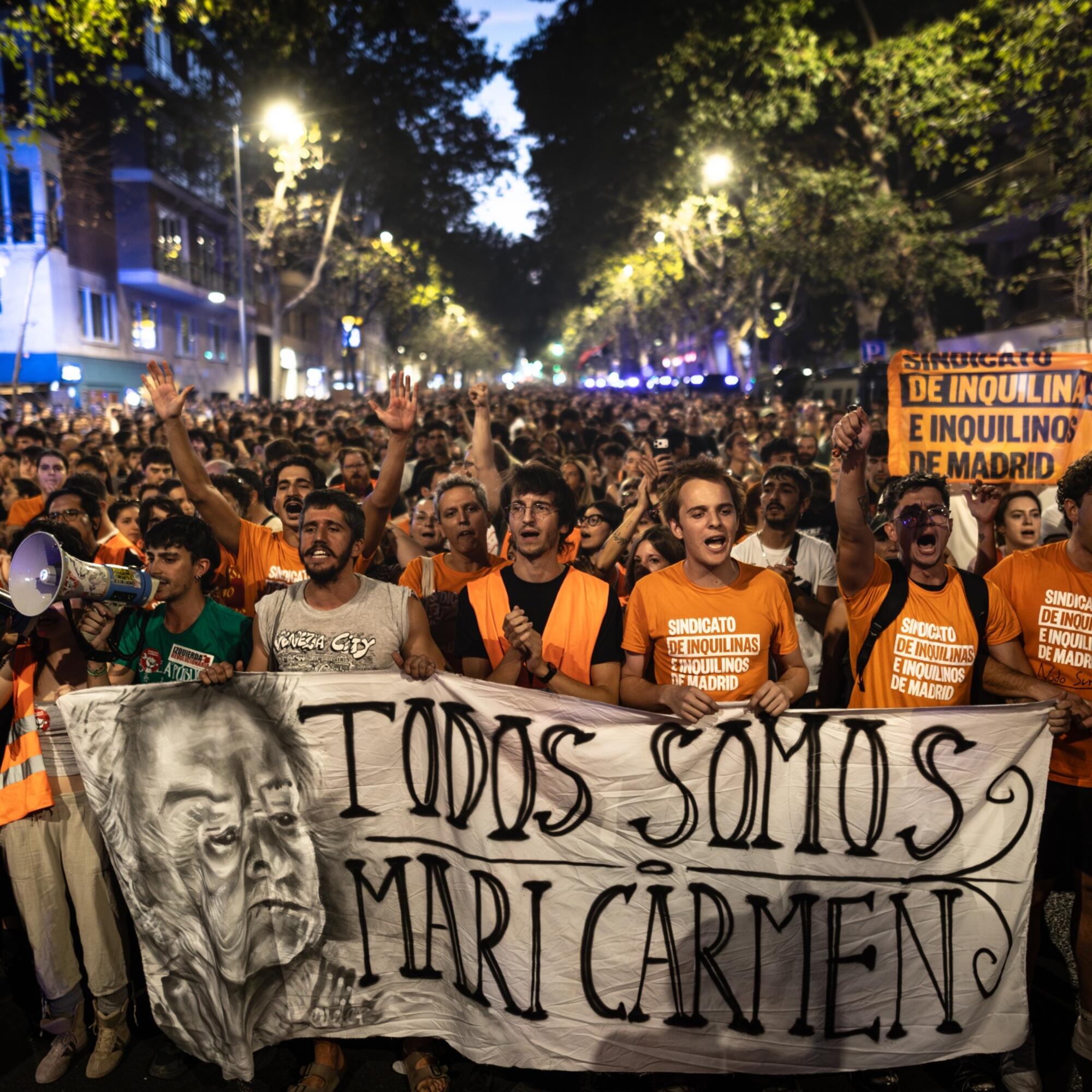 Manifestación por Maricarmen Madrid