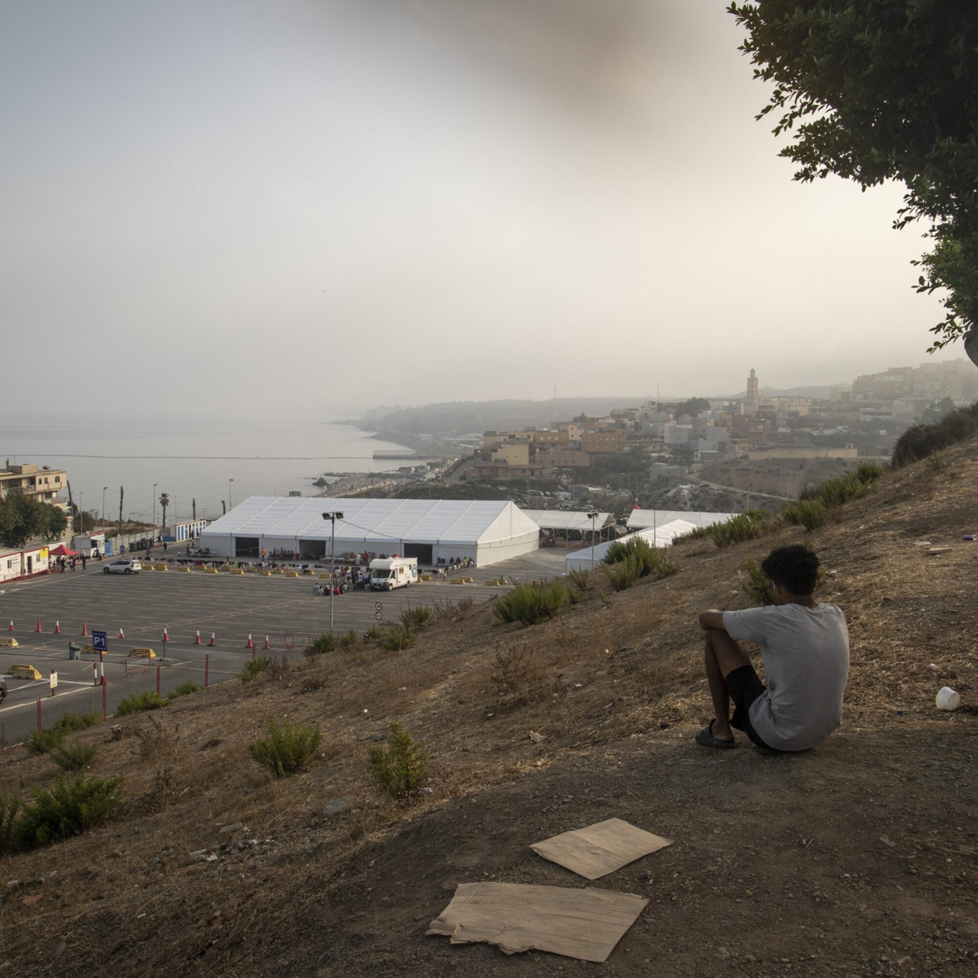El puerto de Ceuta este viernes