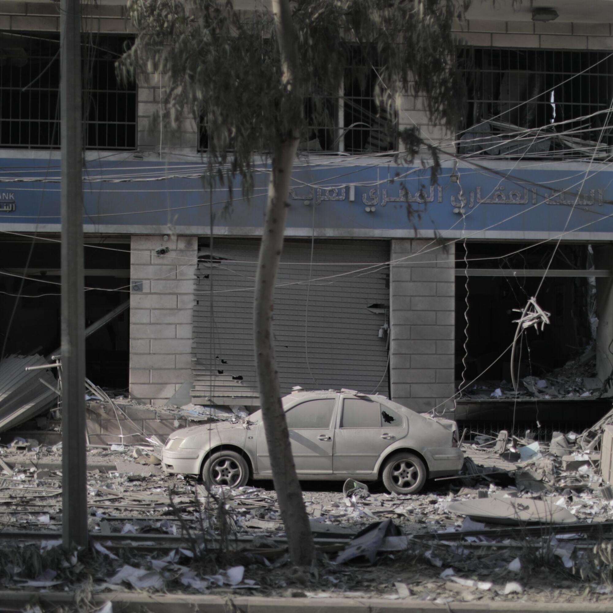 Instalaciones de la UNRWA bombardeadas por fuerzas israelíes en Rafah. / Foto: UNRWA