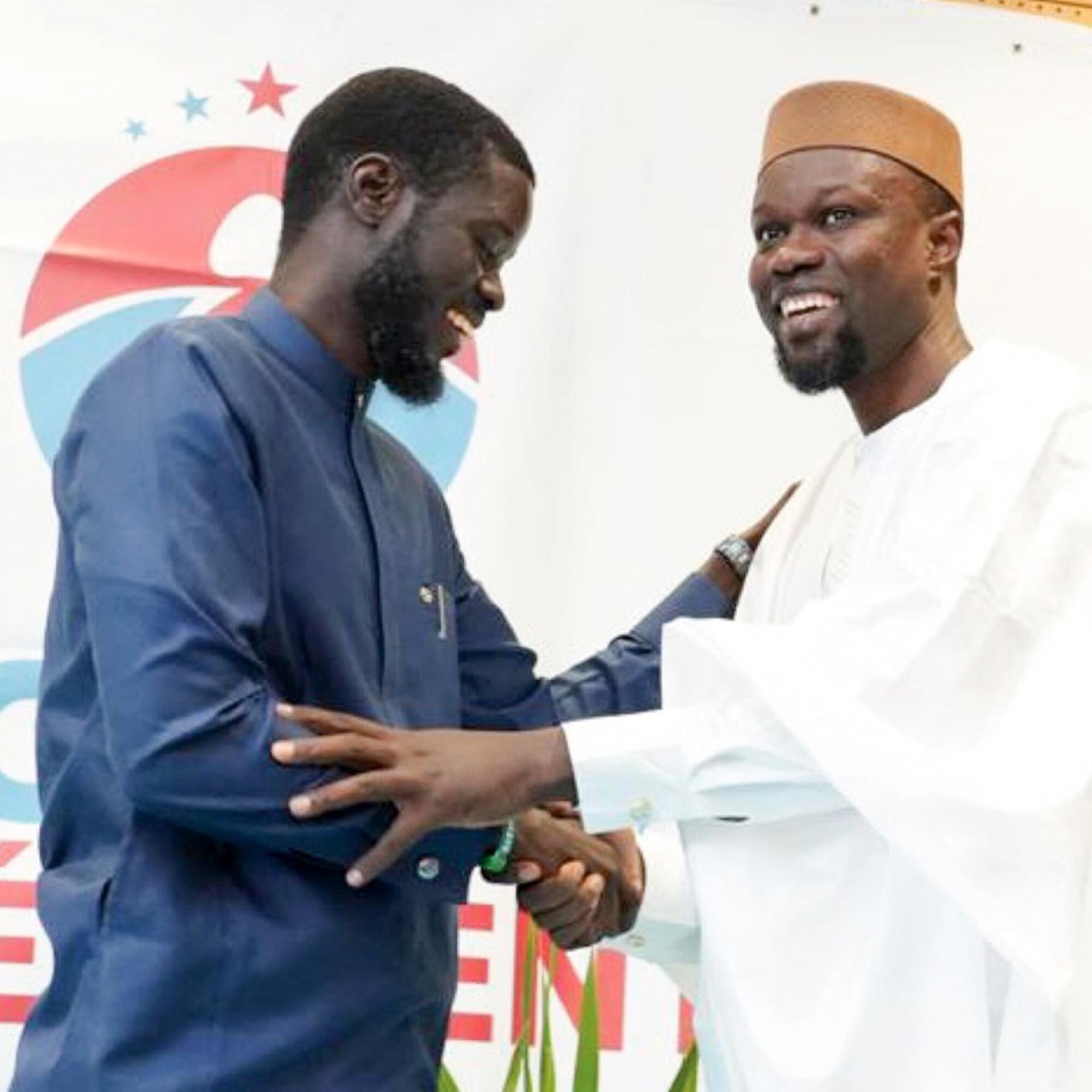 Bassirou Diomaye Faye y Ousmane Sonko.