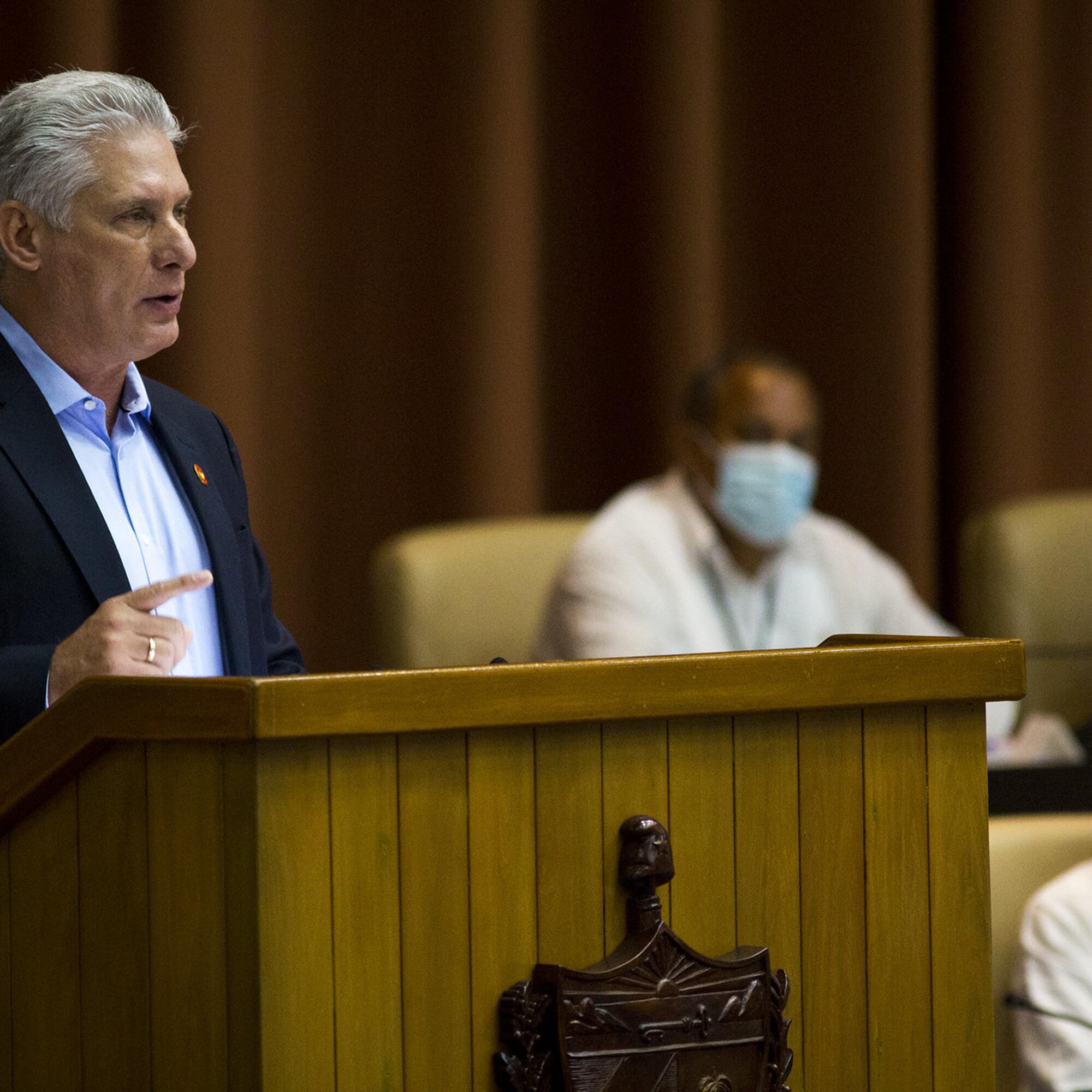 El presidente cubano Miguel Díaz-Canel 