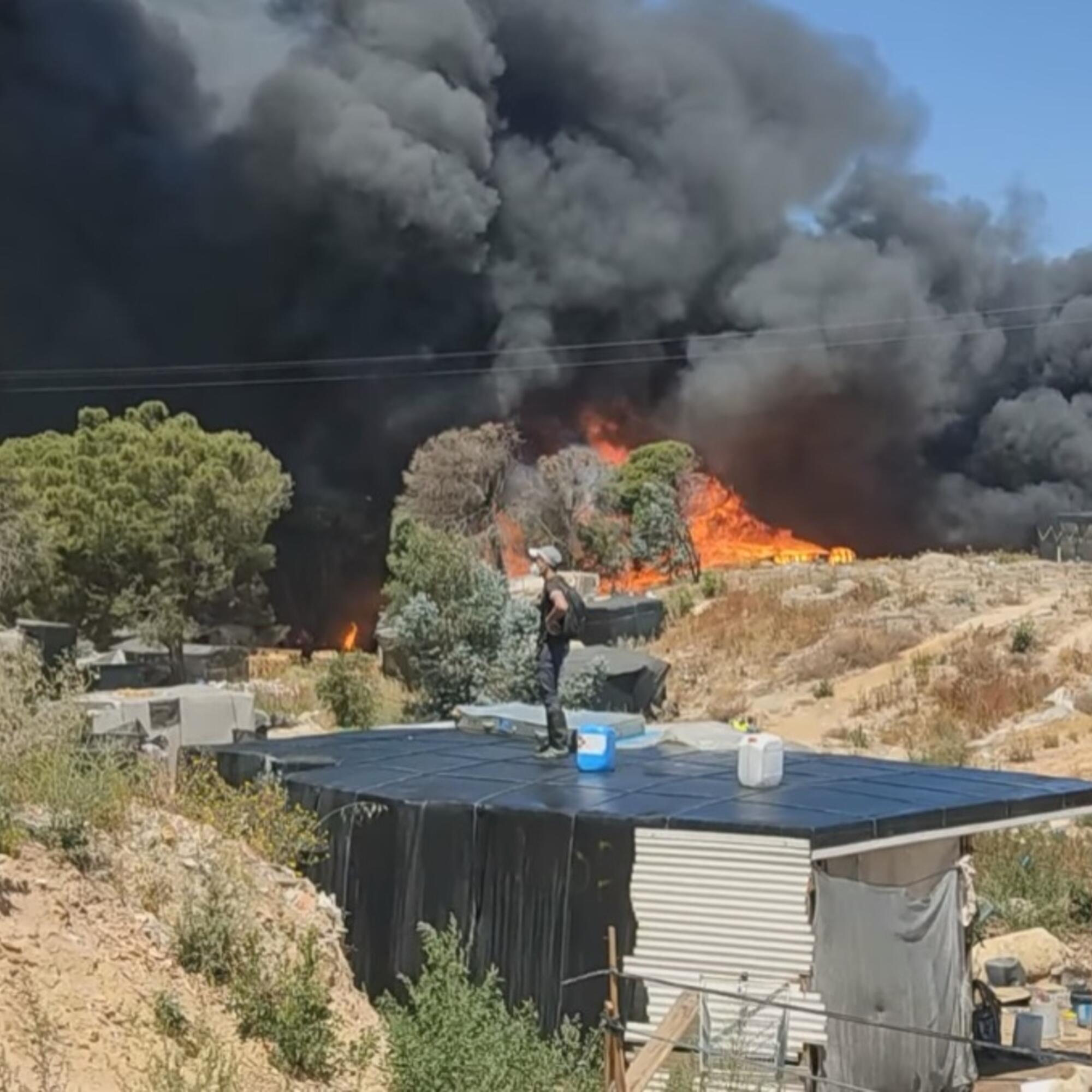 Asentamiento Incendio Huelva