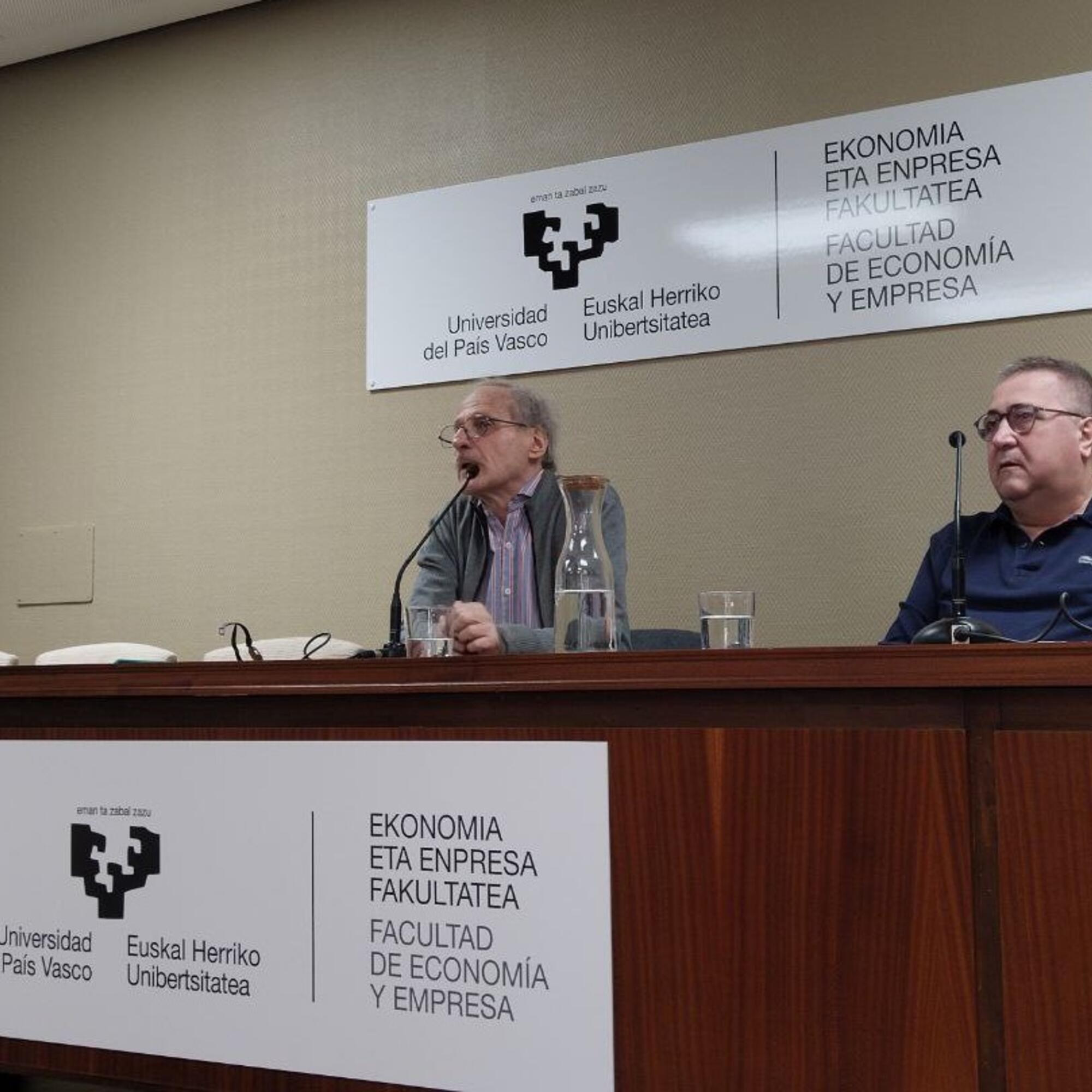 Claudio Katz en la Universidad del País Vasco (EHU)