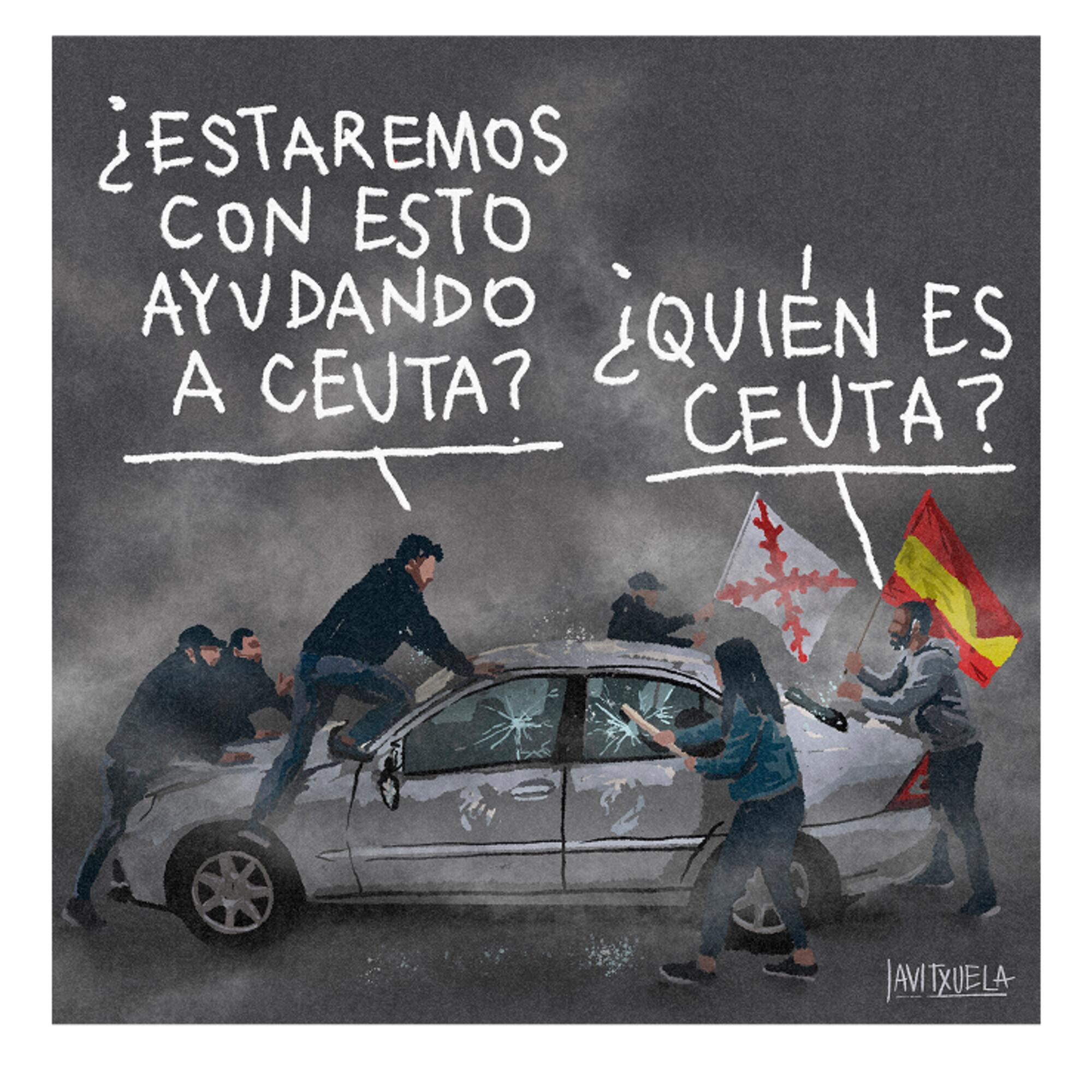 Los caballas y los canallas, por javitxuela