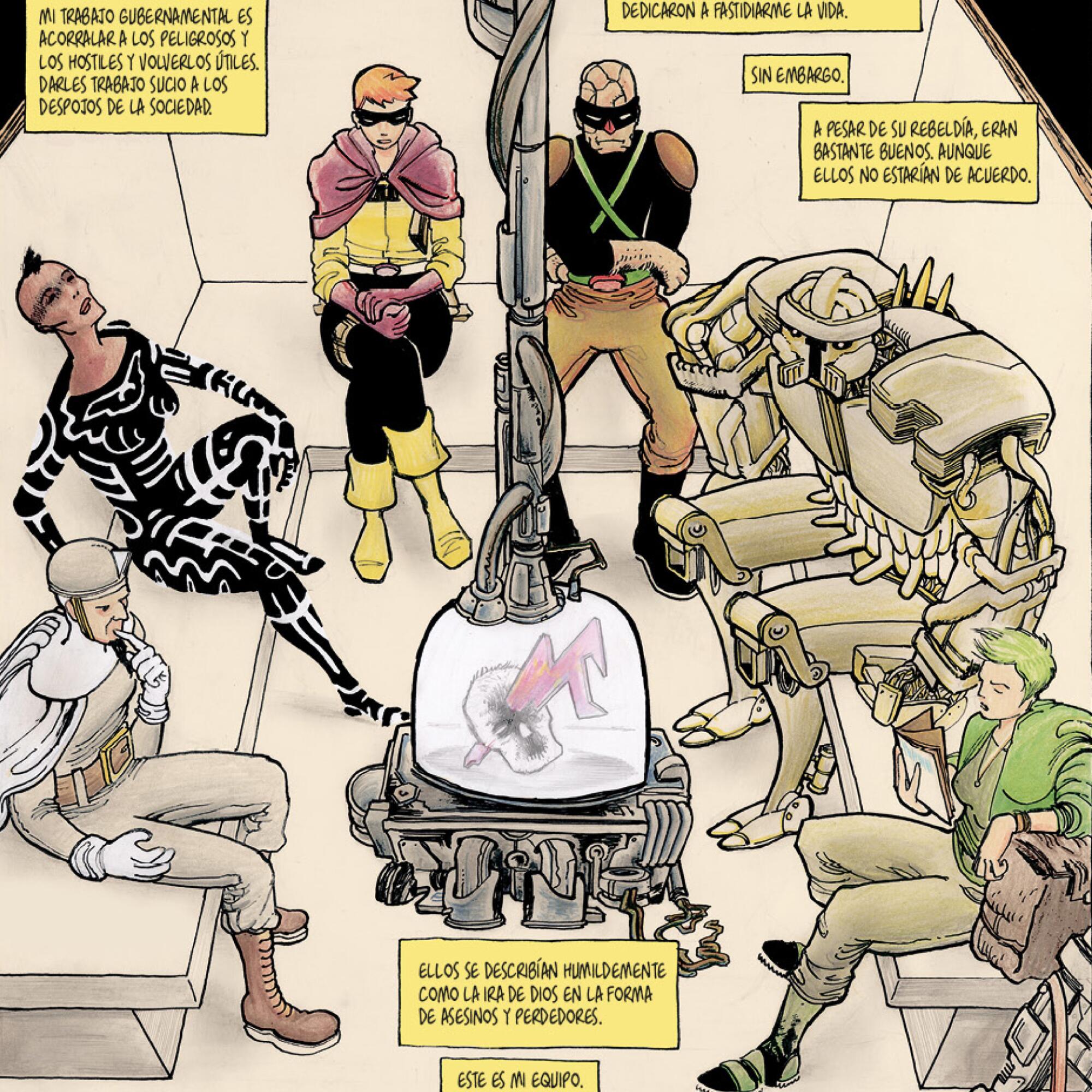 Viñeta del cómic ‘COPRA’ de Miche Fiffe
