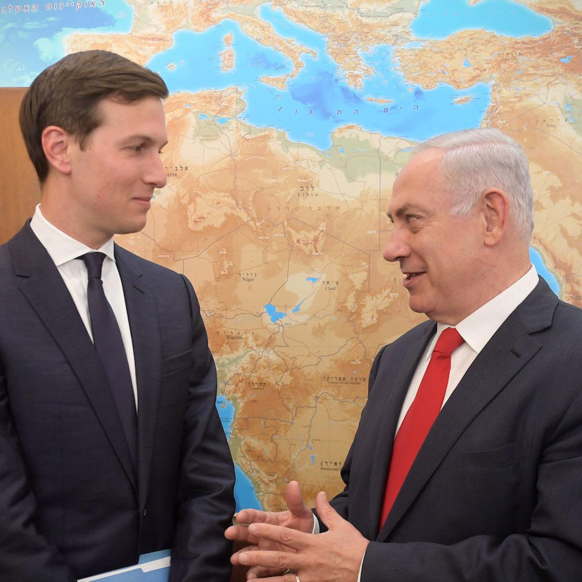 Benjamin Netanyahu y Jared Kushner 