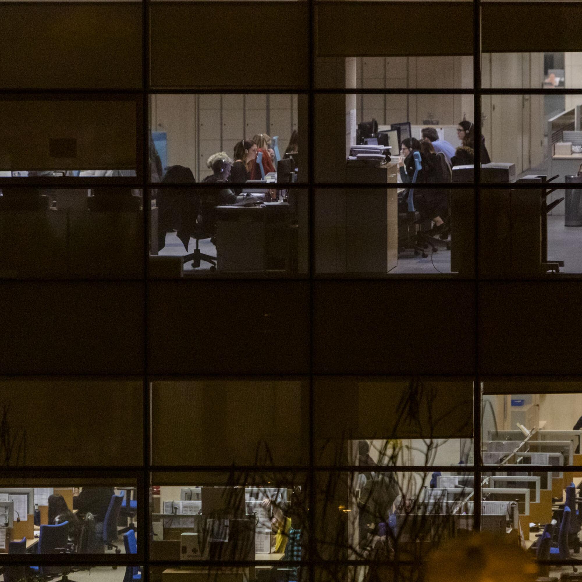 Trabajo oficina noche Madrid 2