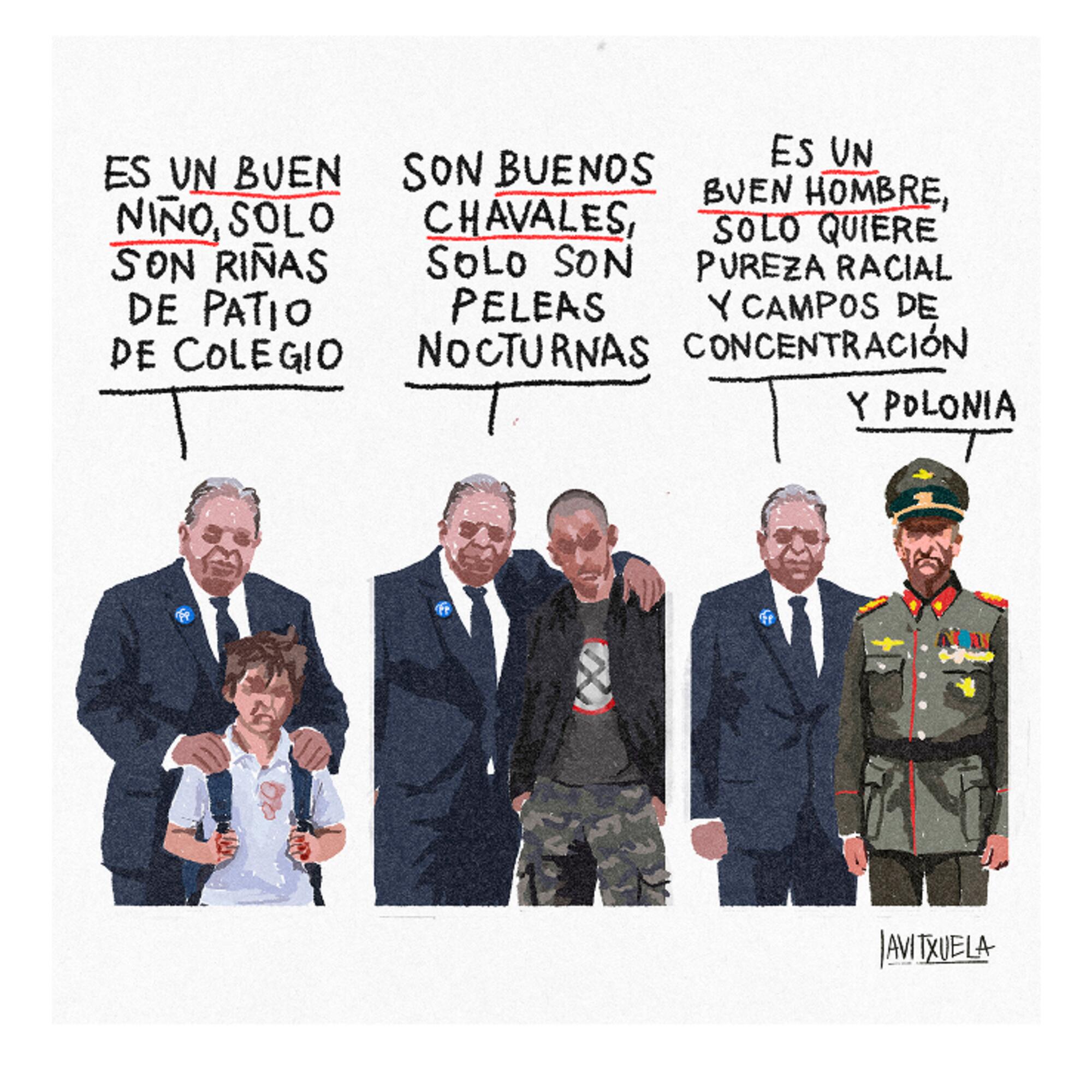 Normalizar la violencia, por javitxuela