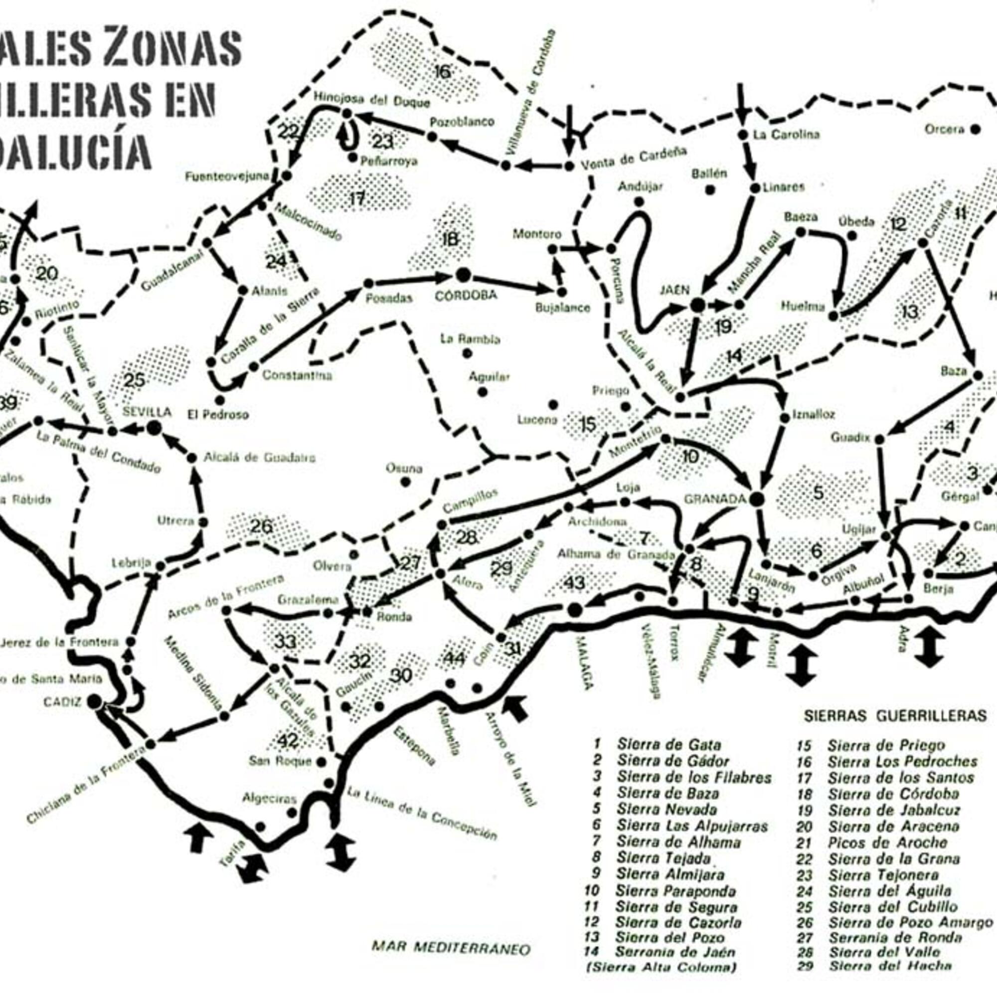 zonas guerrilleras