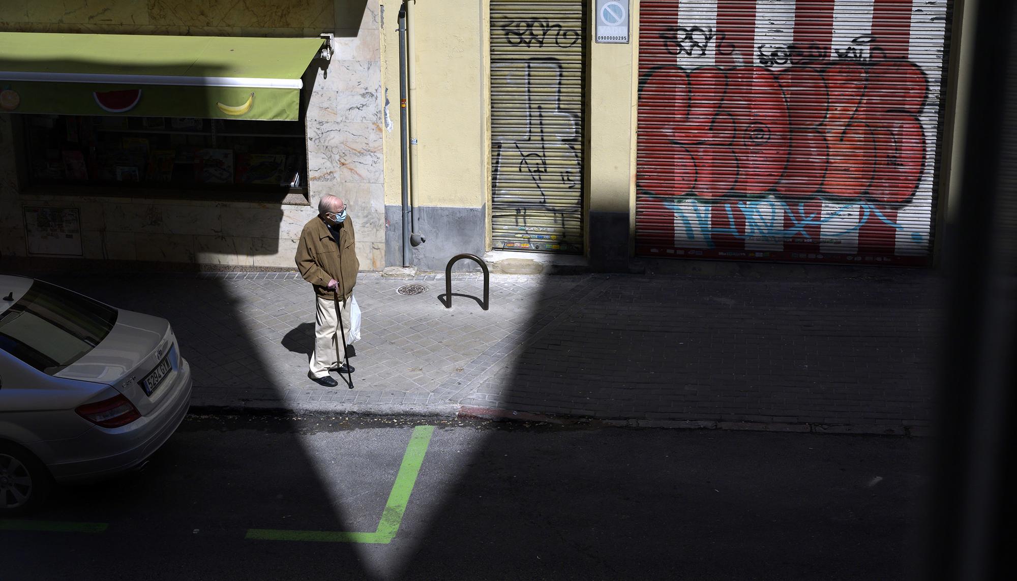 Tercera edad en la calle