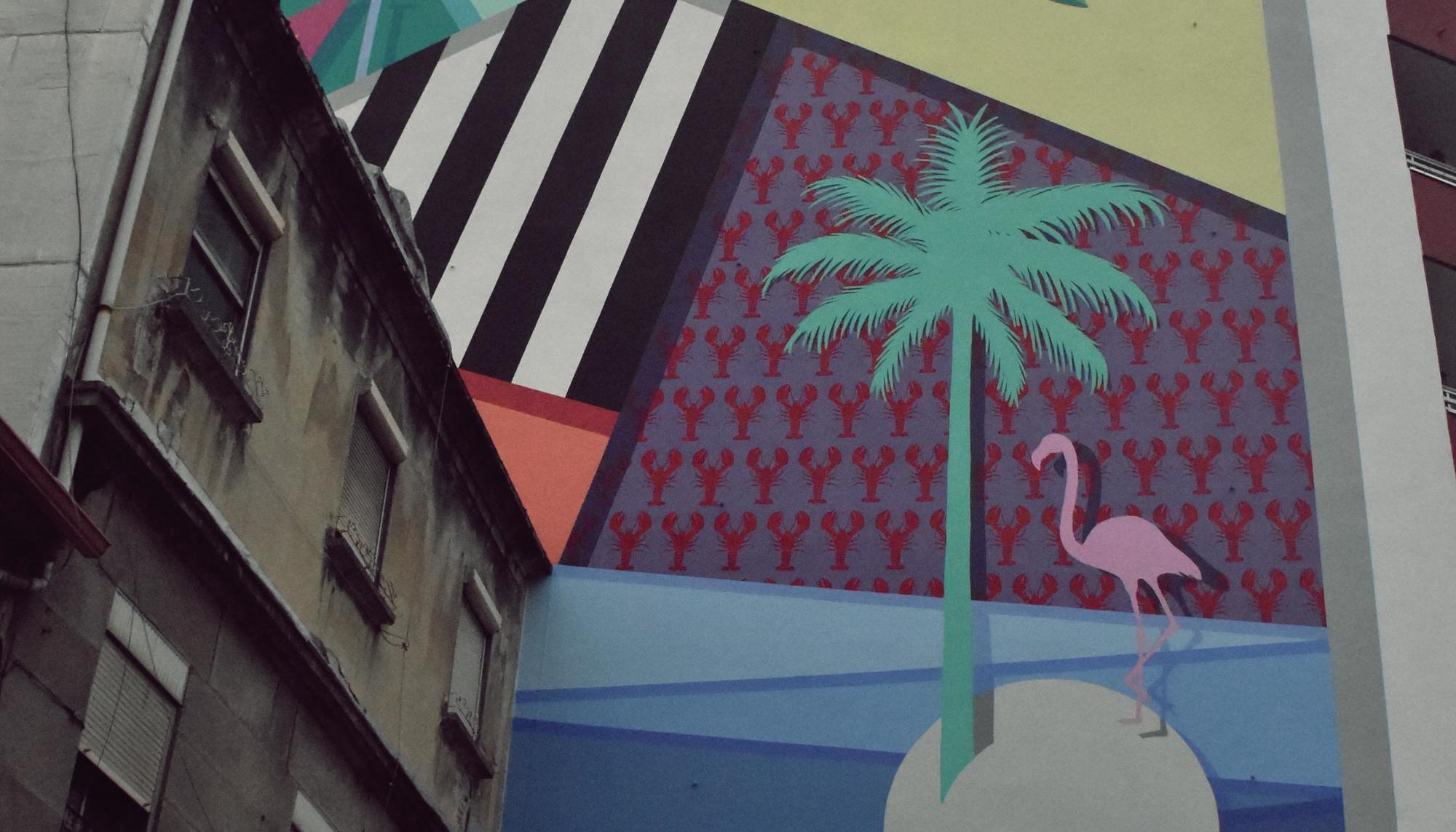 Flamencos Street Art