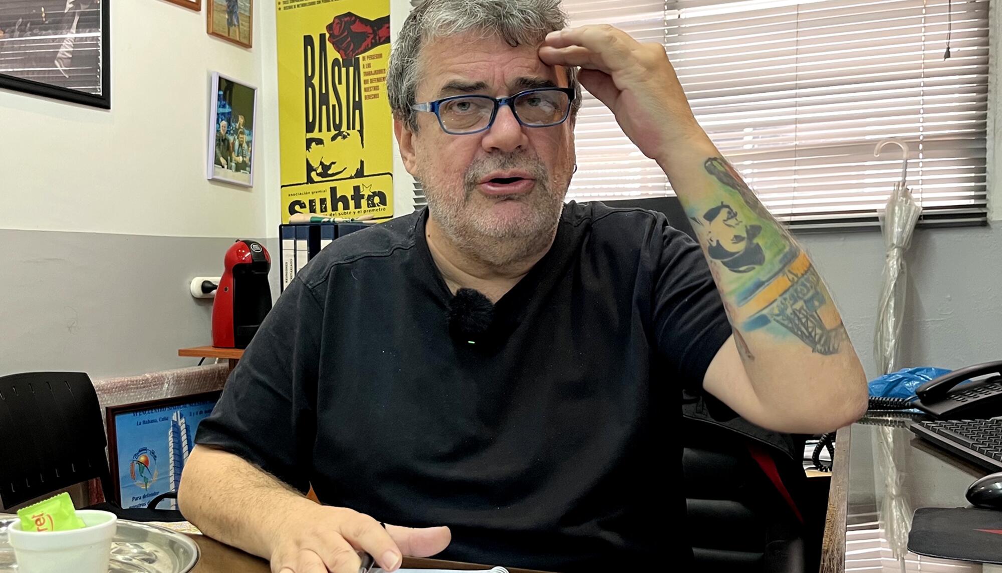 Beto Pianelli, histórico sindicalista del subte de Buenos Aires, fallecido el 29 de enero de 2026.